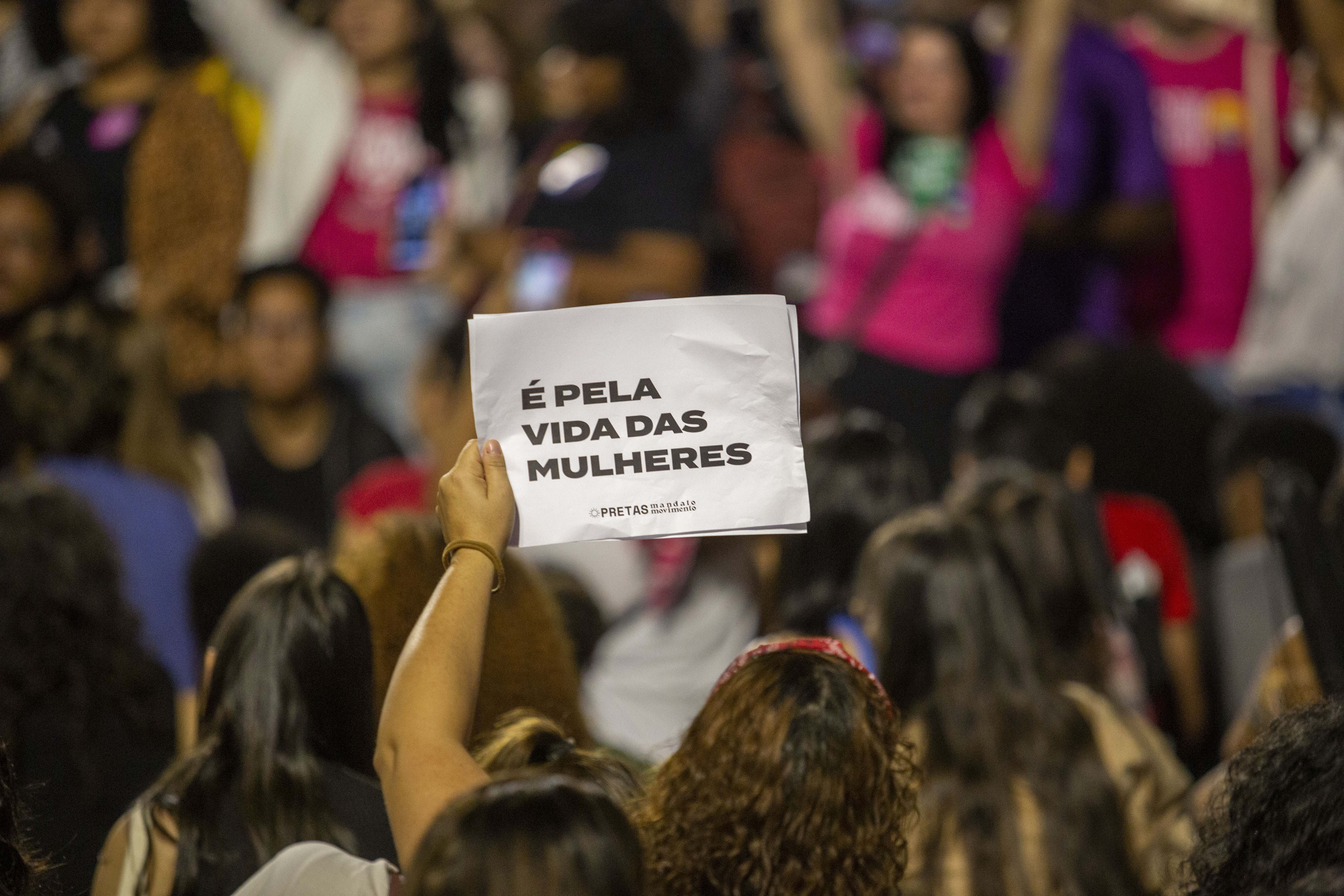 Fotografía de una de las manifestaciones en Brasil.