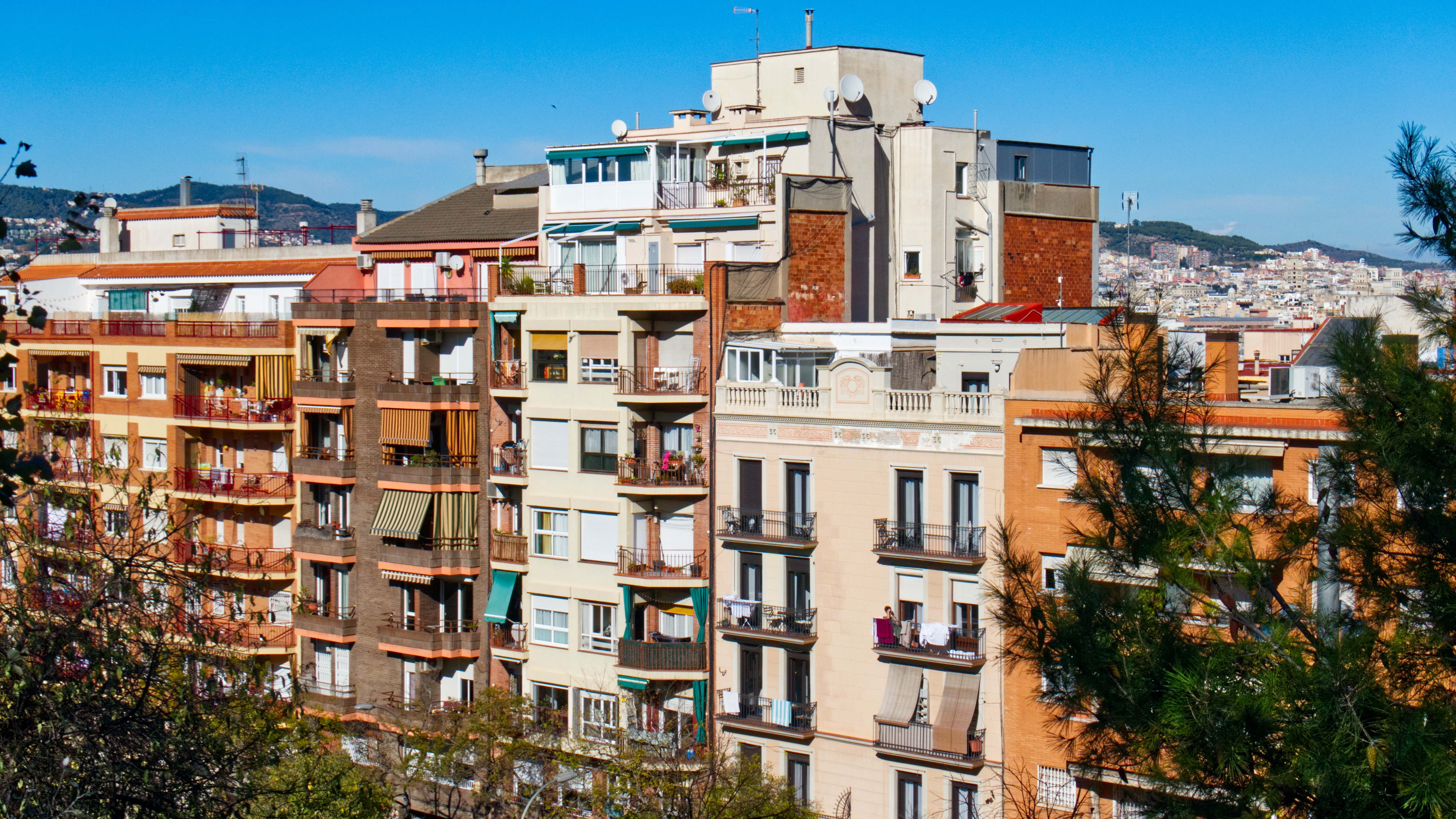 Bloques de viviendas en Barcelona