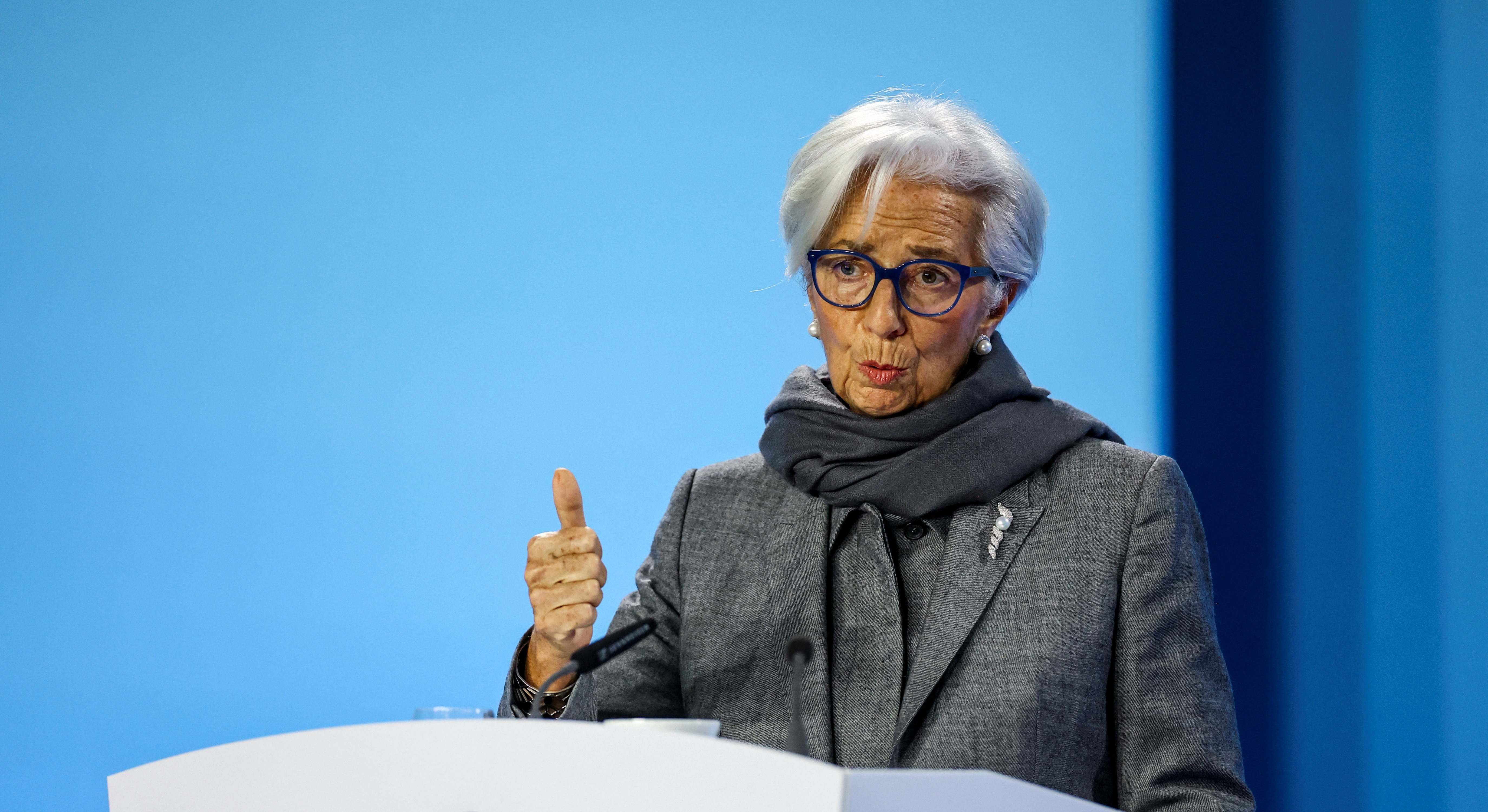 Christine Lagarde, presidenta del BCE