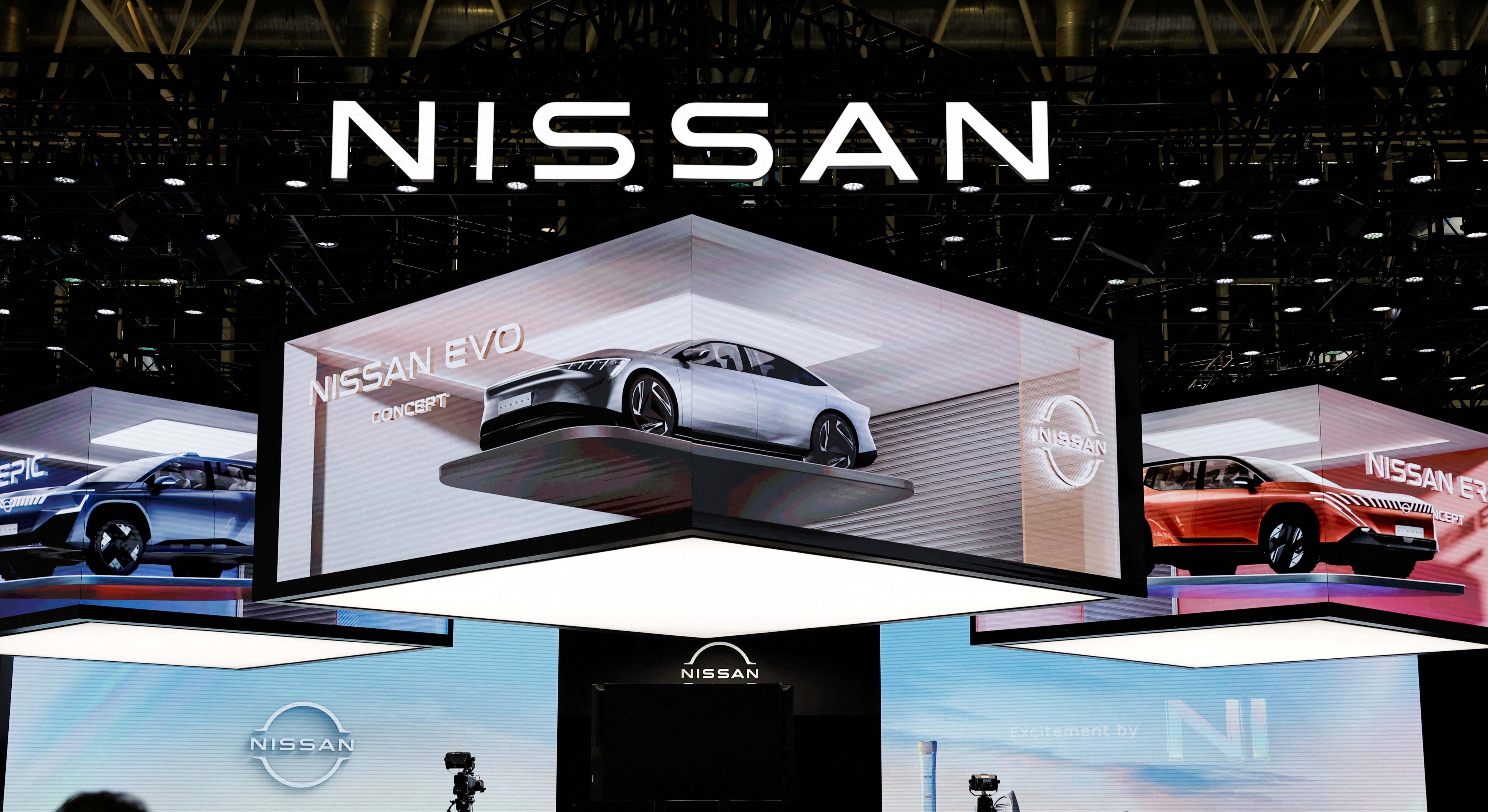 Stand de Nissan en el Salón Internacional del Automóvil de Pekín