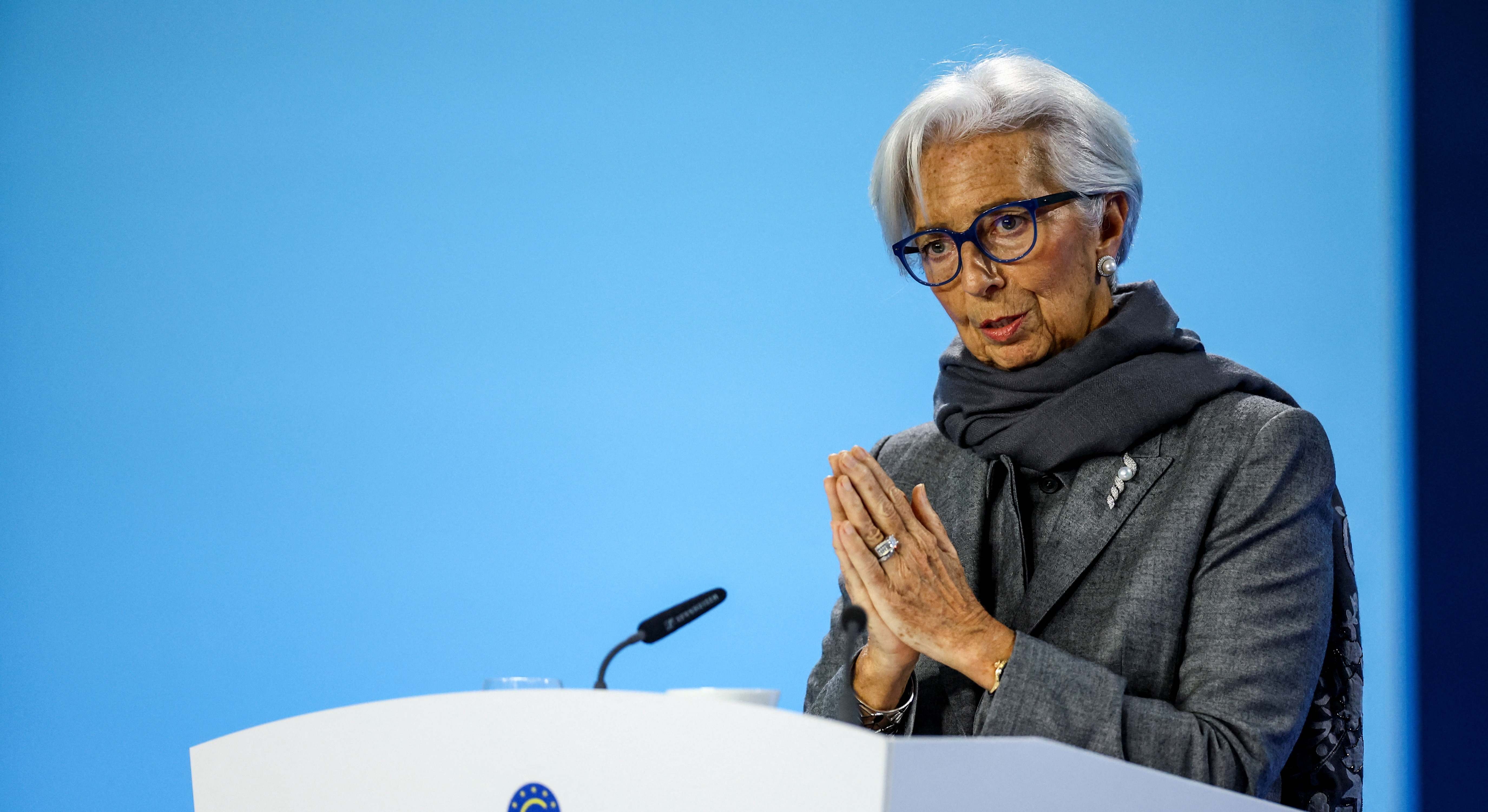 Christine Lagarde, presidenta del BCE