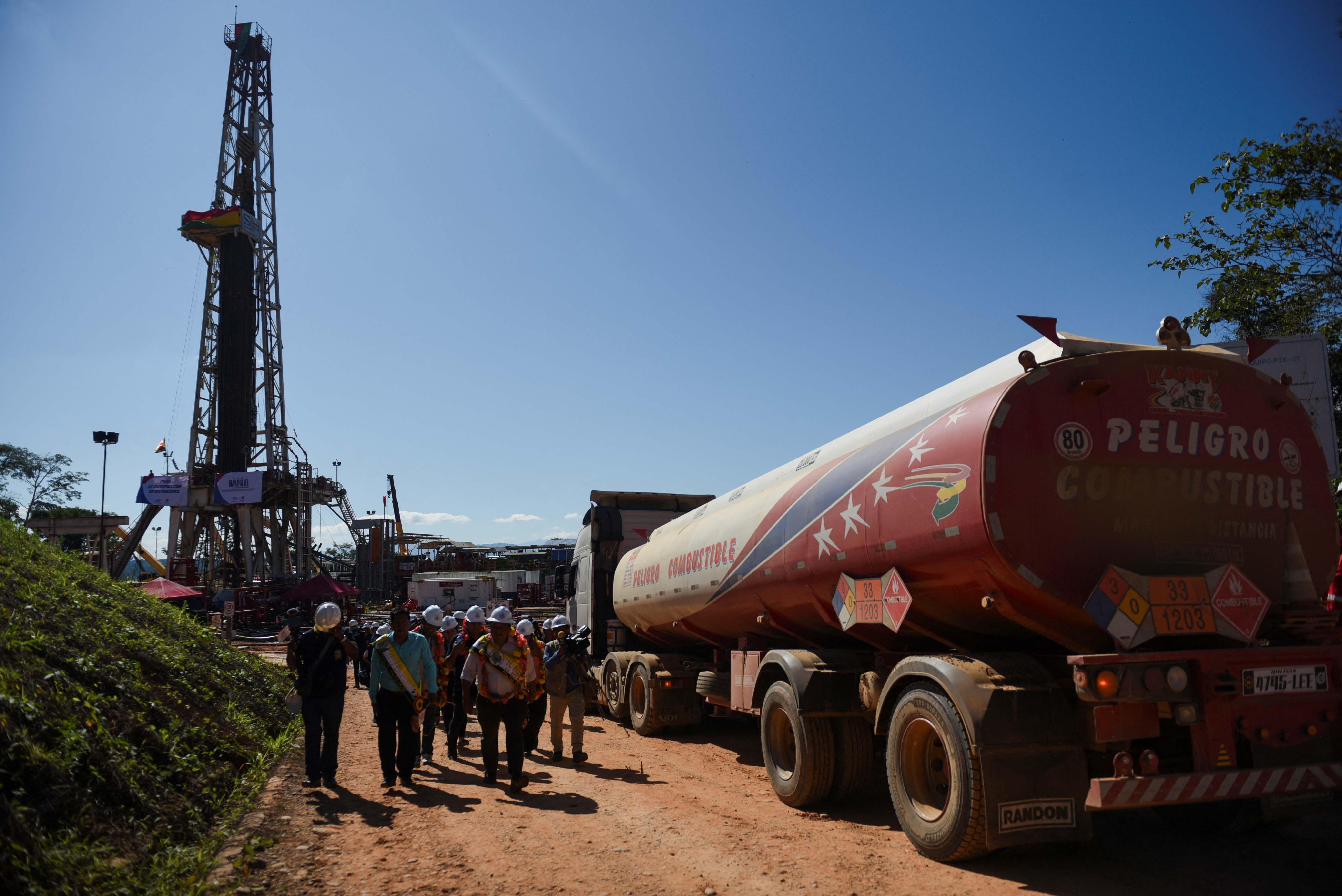 Campo de gas de Mayaya, Bolivia (Reuters)
