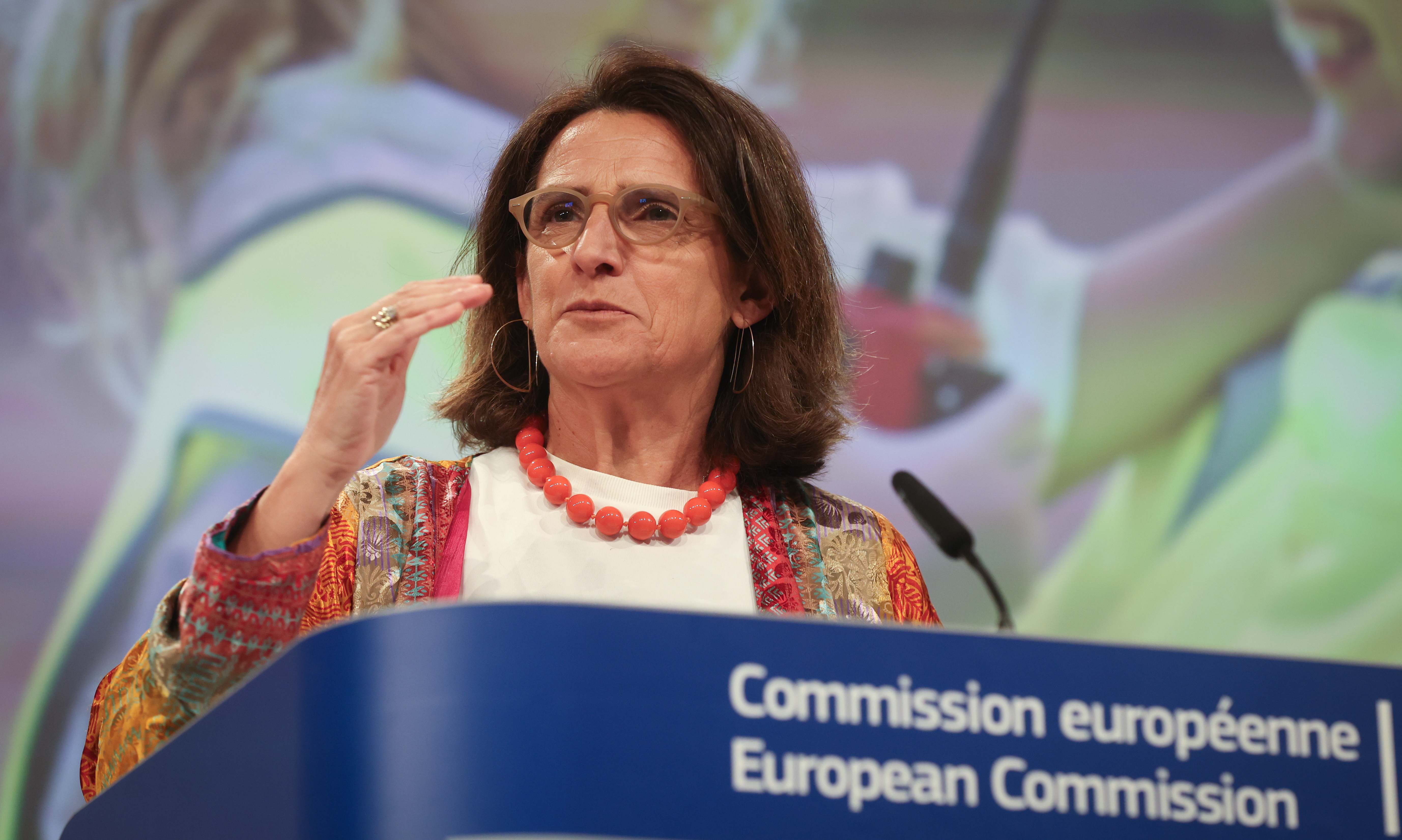 Teresa Ribera, vicepresidenta ejecutiva y comisaria de Competencia de la Comisión Europea
