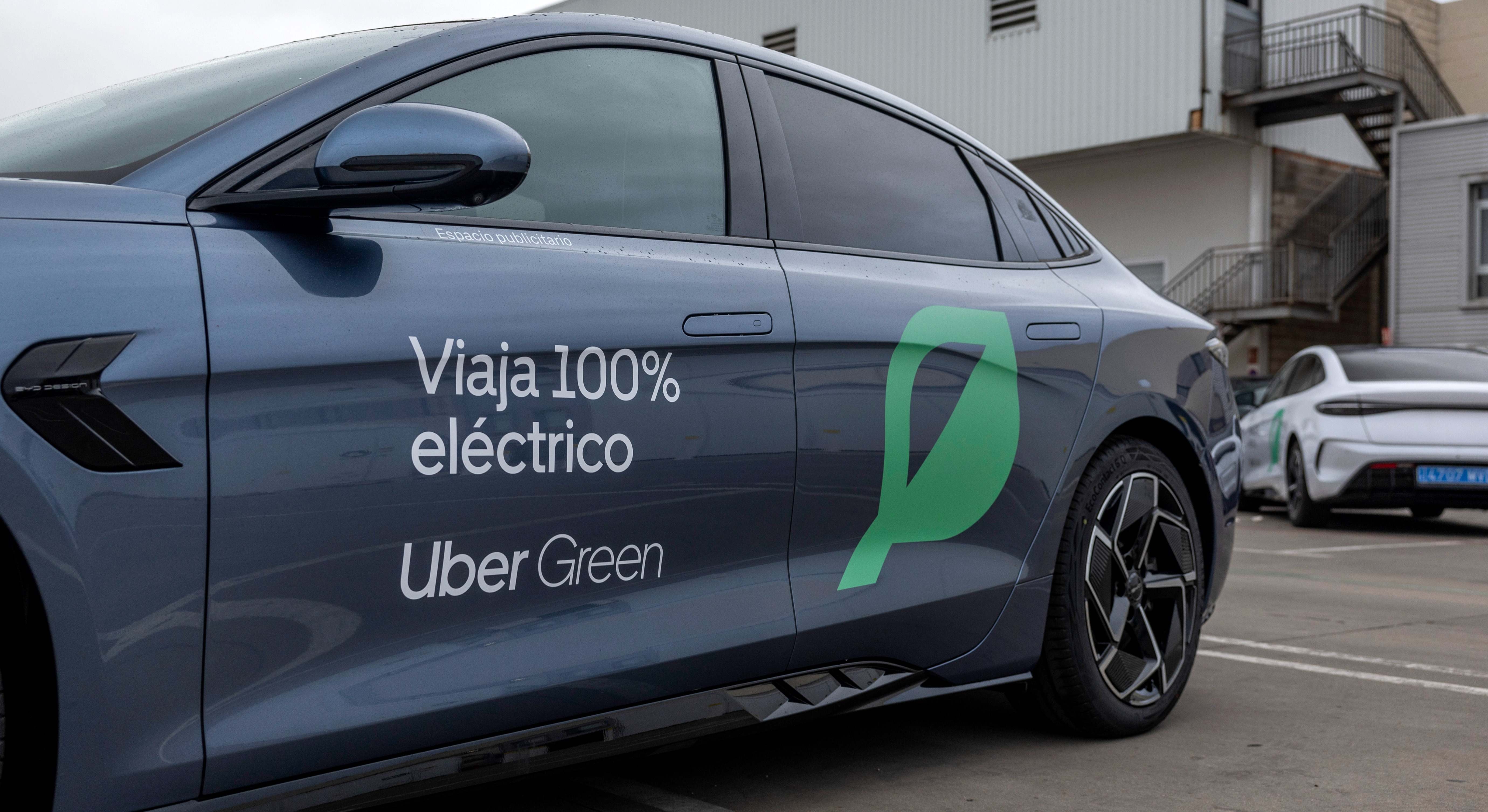 Vehículo de Uber. / J.S. de la Maza.