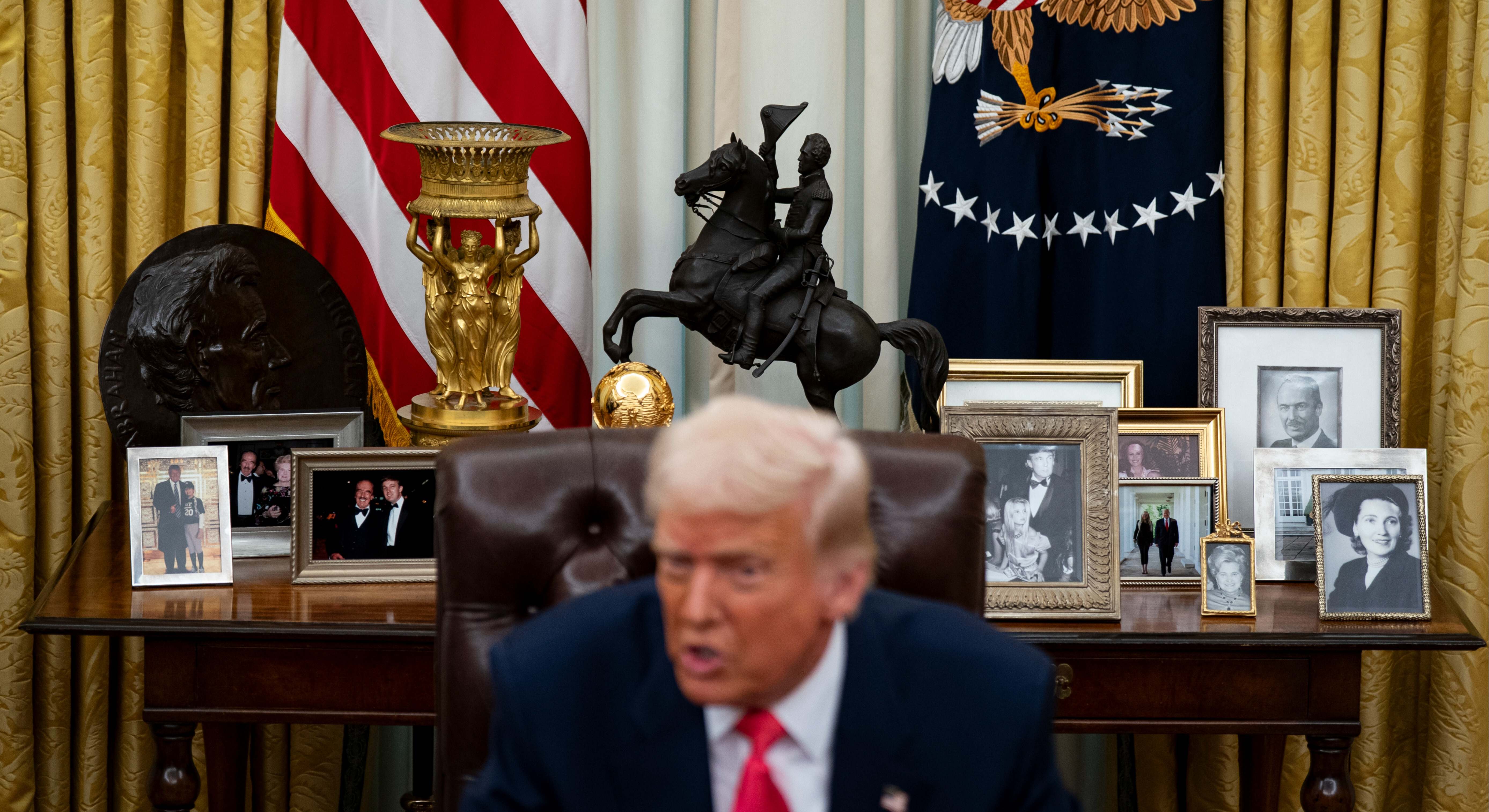 Donald Trump, en una fotografía reciente. 