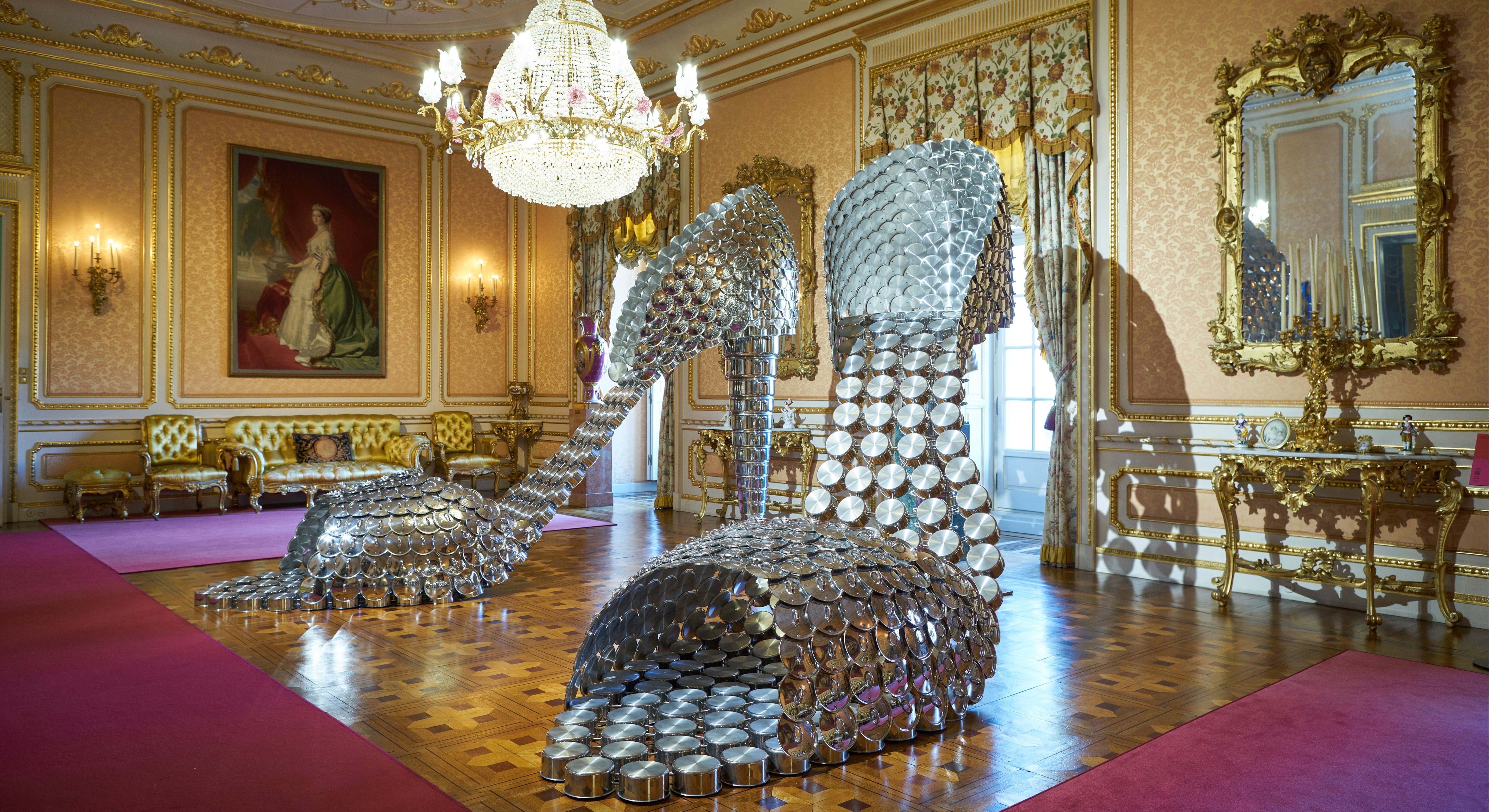 Obra de la artista lisboeta Joana Vasconcelos. Foto: Juan Rayos