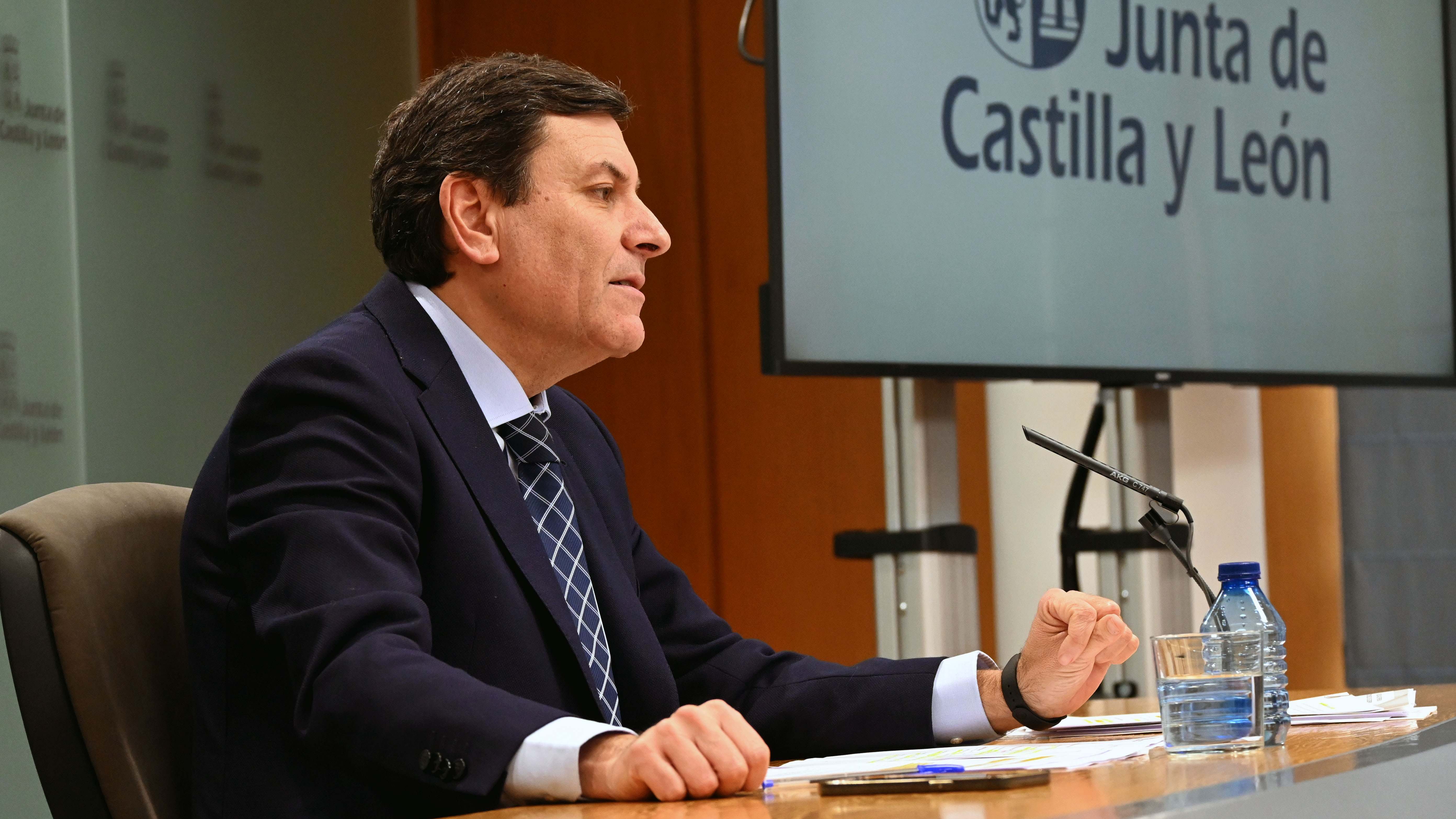 Carlos Fernández Carriedo, portavoz y consejero de Economía y Hacienda de Castilla y León