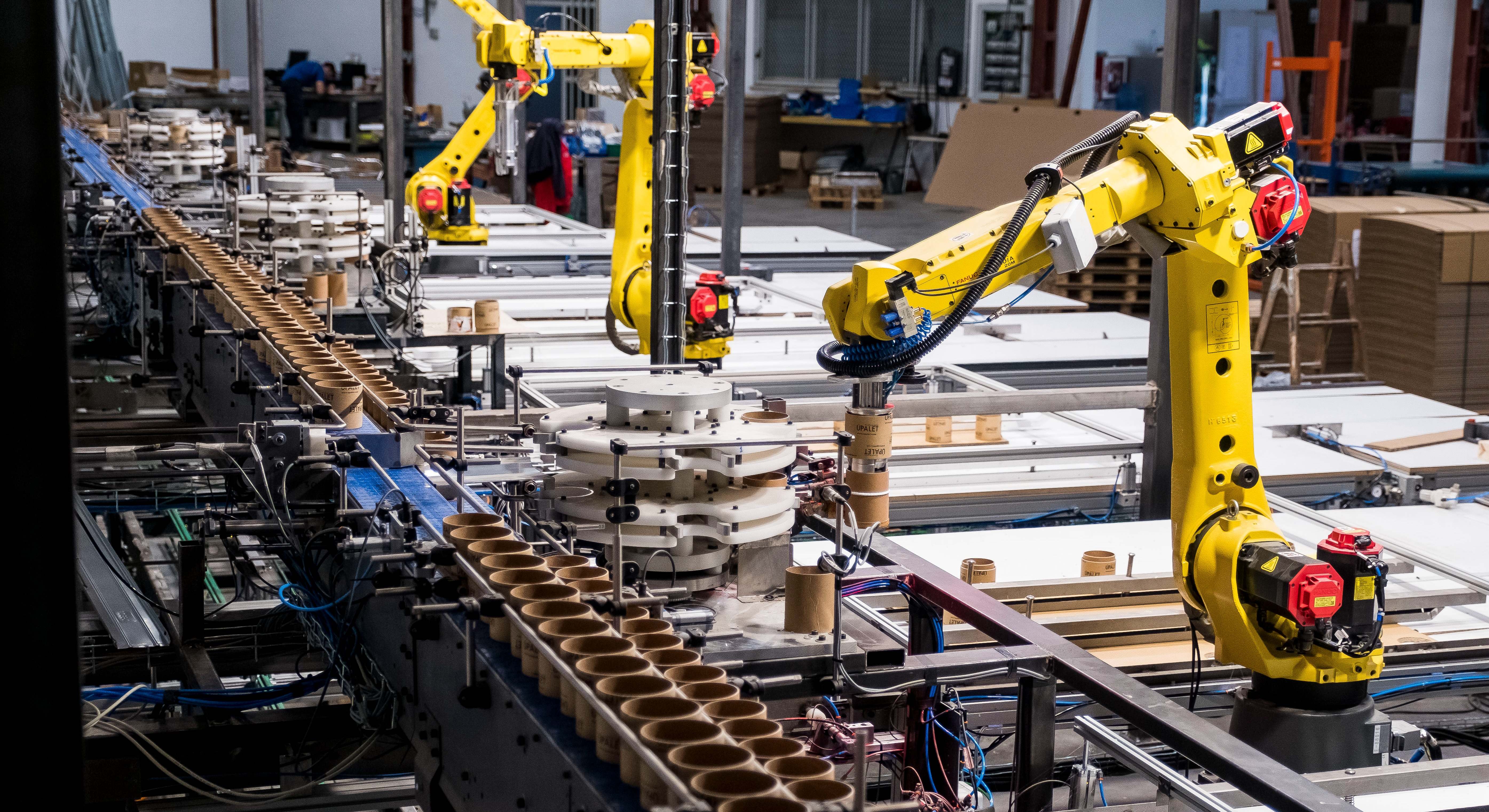 Robots en una empresa valenciana
