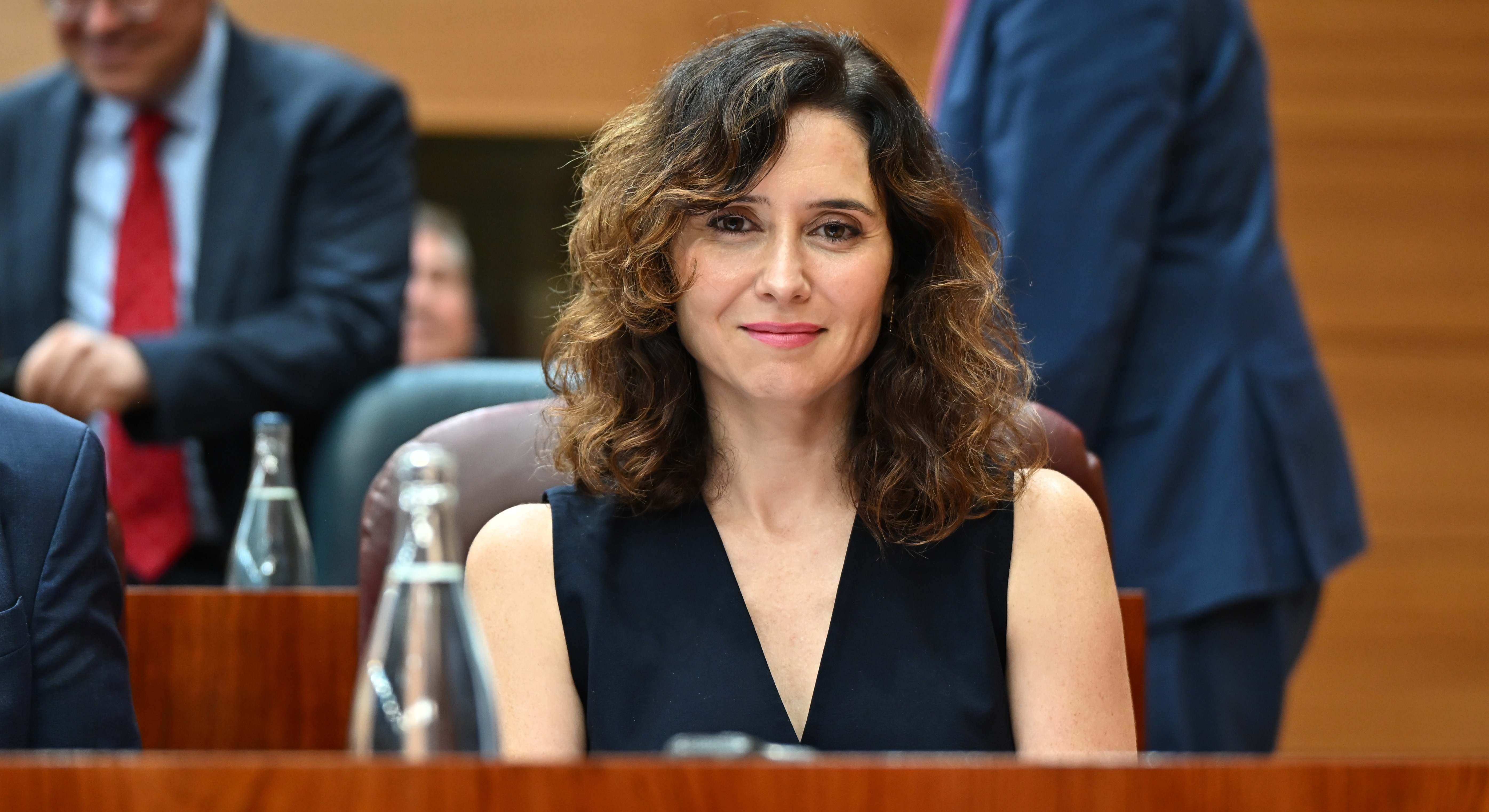 Ayuso durante el último pleno de la Asamblea de Madrid