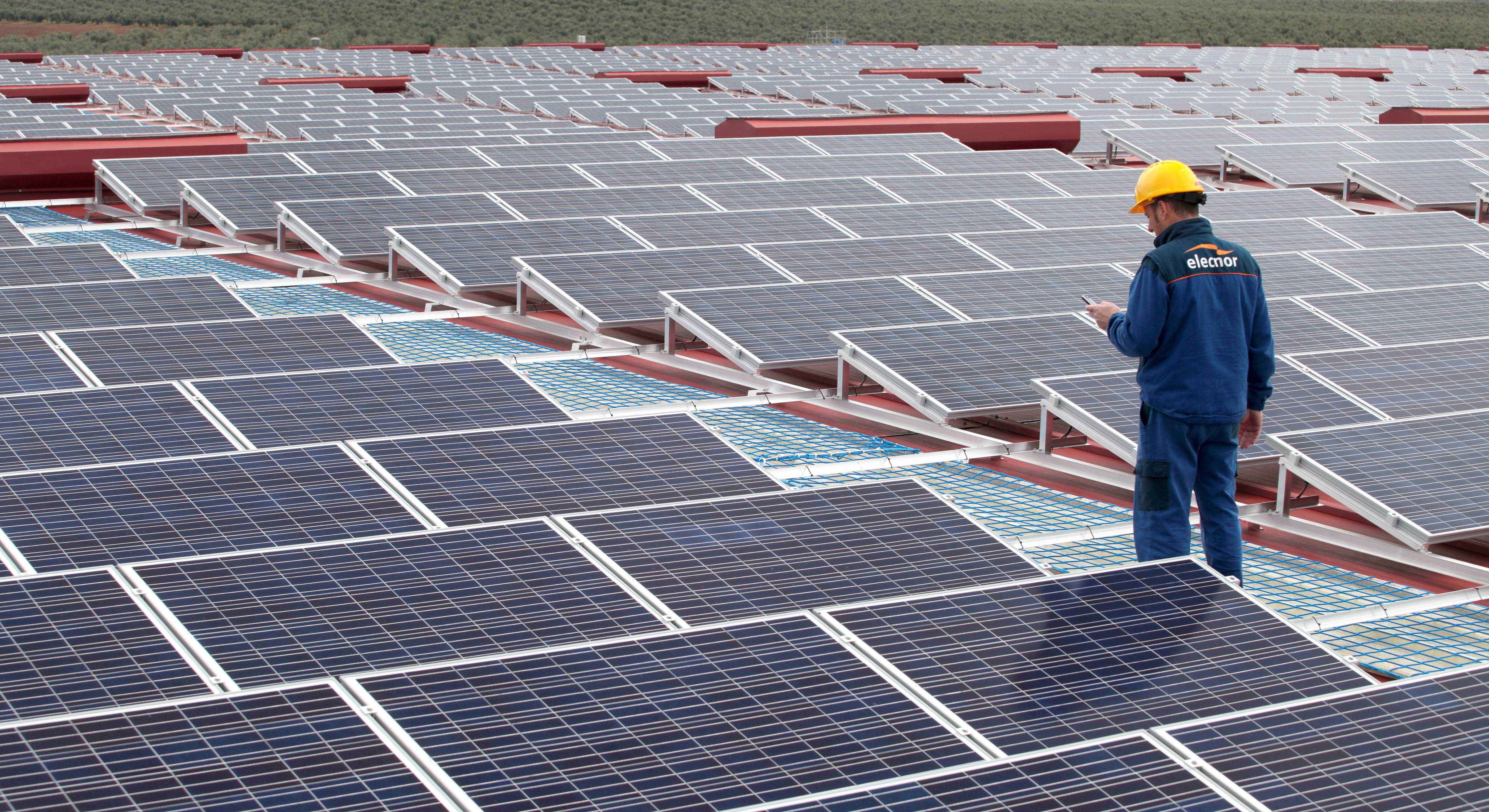 Una planta fotovoltaica