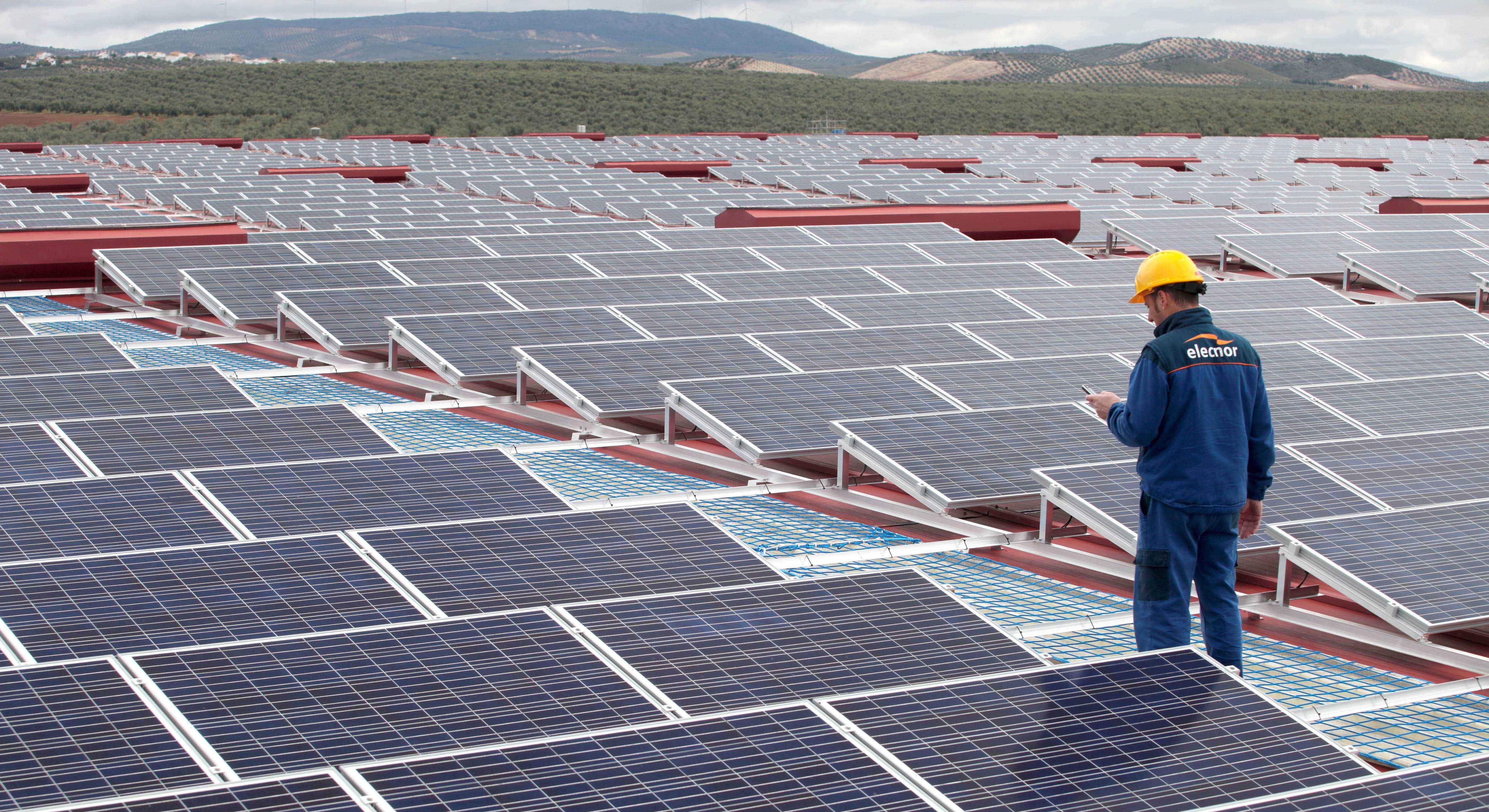 Una planta fotovoltaica
