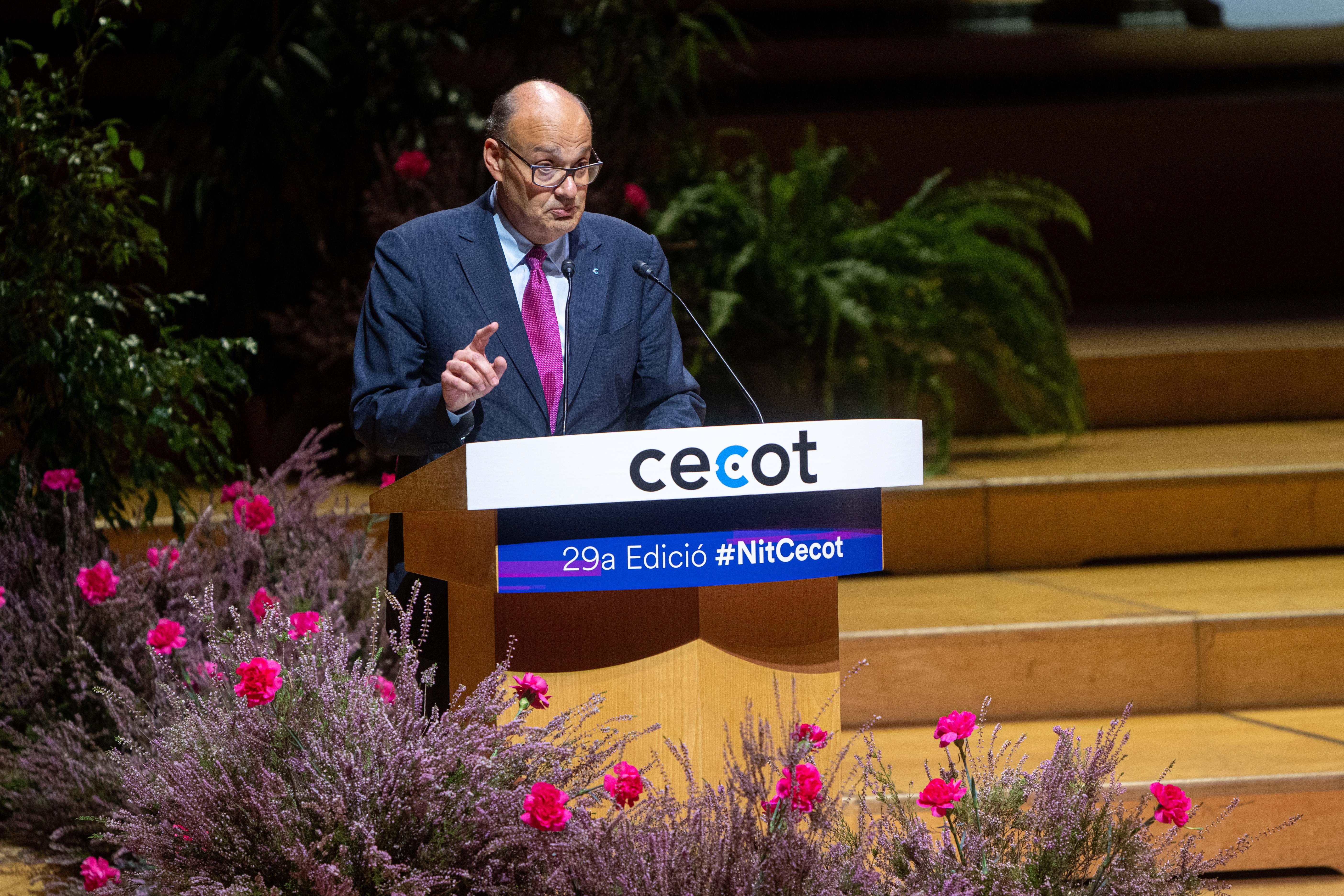 El presidente de Cecot, Xavier Panés. EP