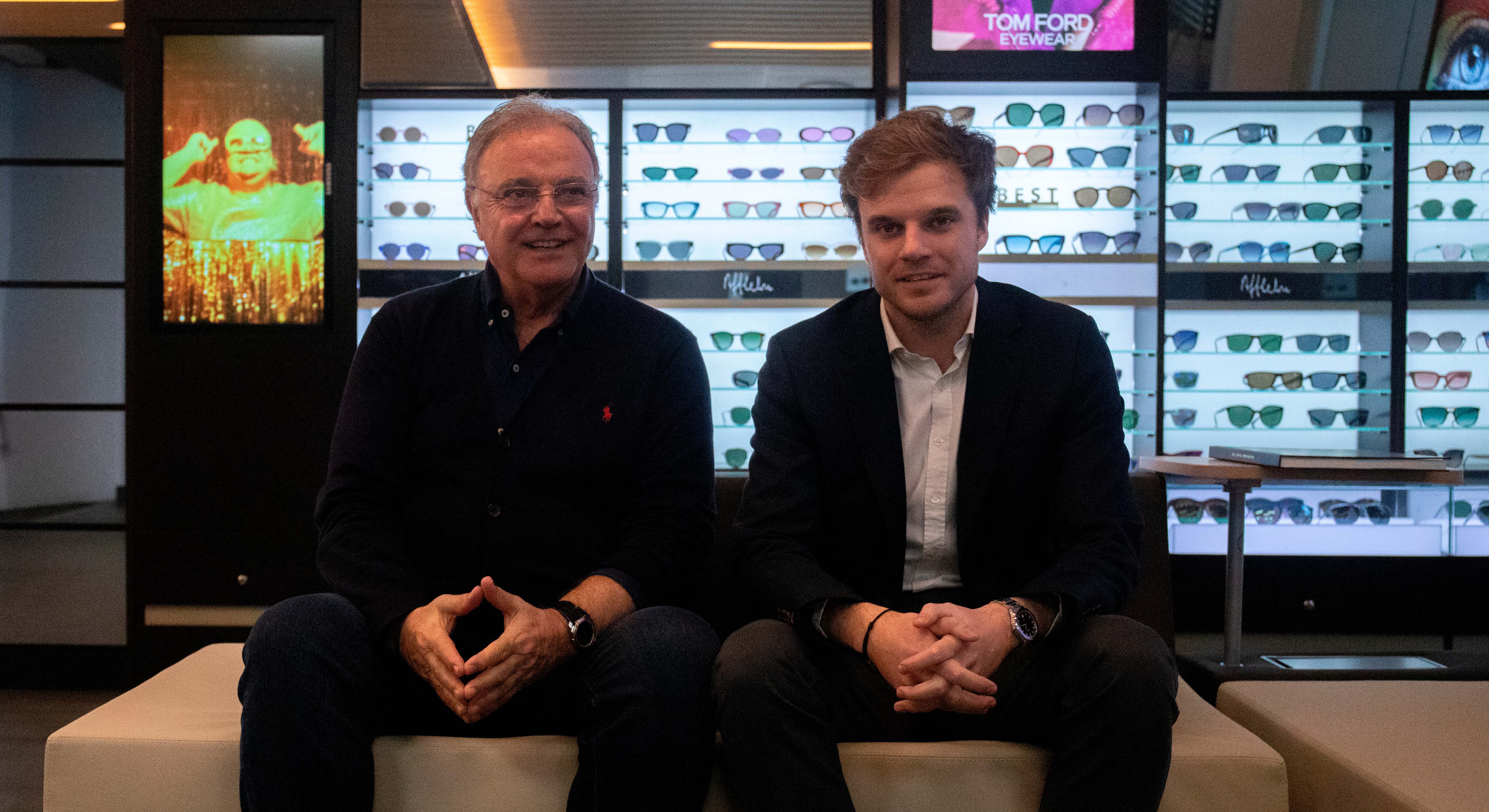 Alain y Anthony Afflelou Fundador y presidente de Alian Afflelou