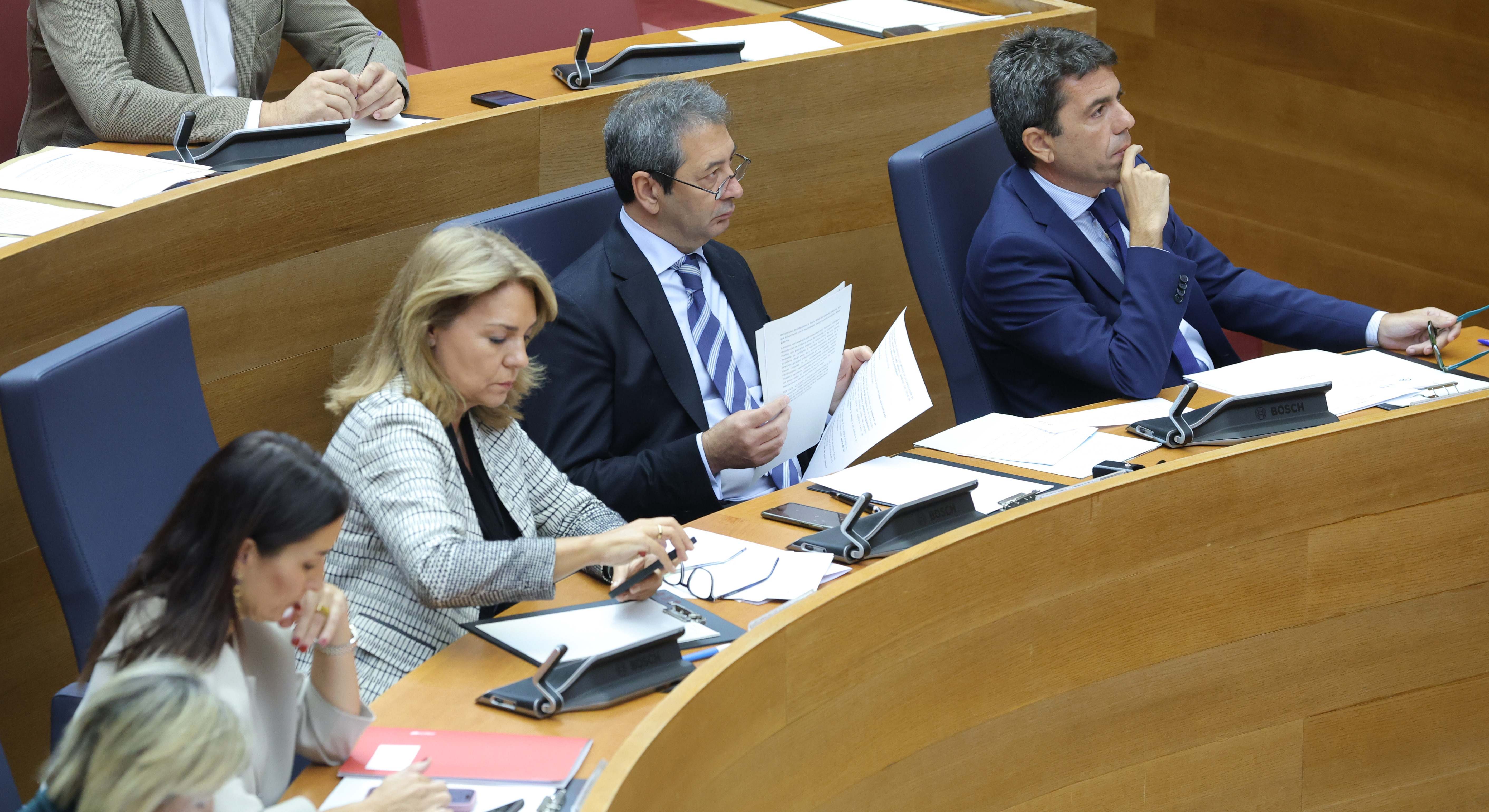 Mazón junto al vicepresidente de Vox, Vicente Barrera.