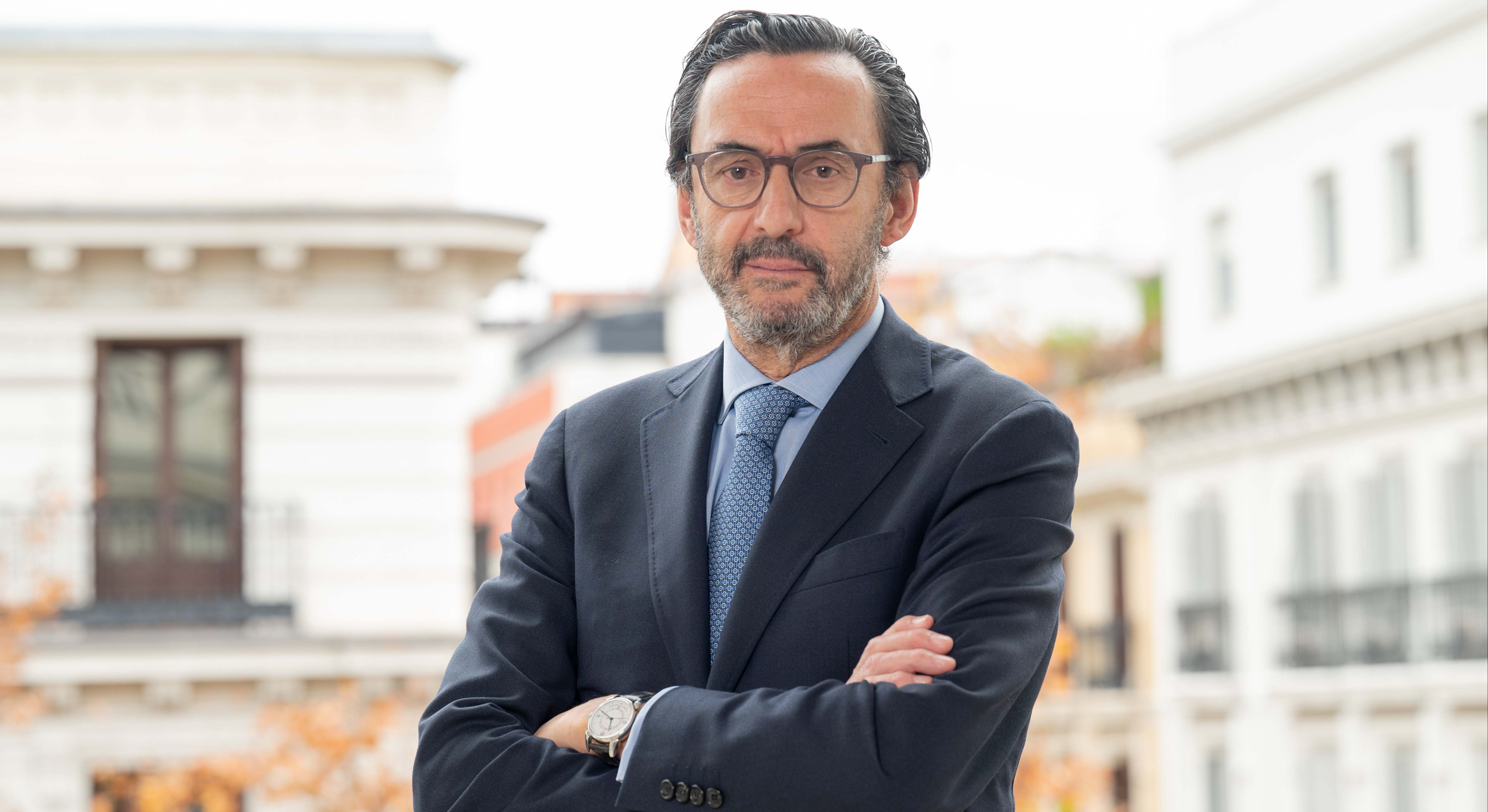 El presidente de Mutualidad, Enrique Sanz Fernández-Lomana