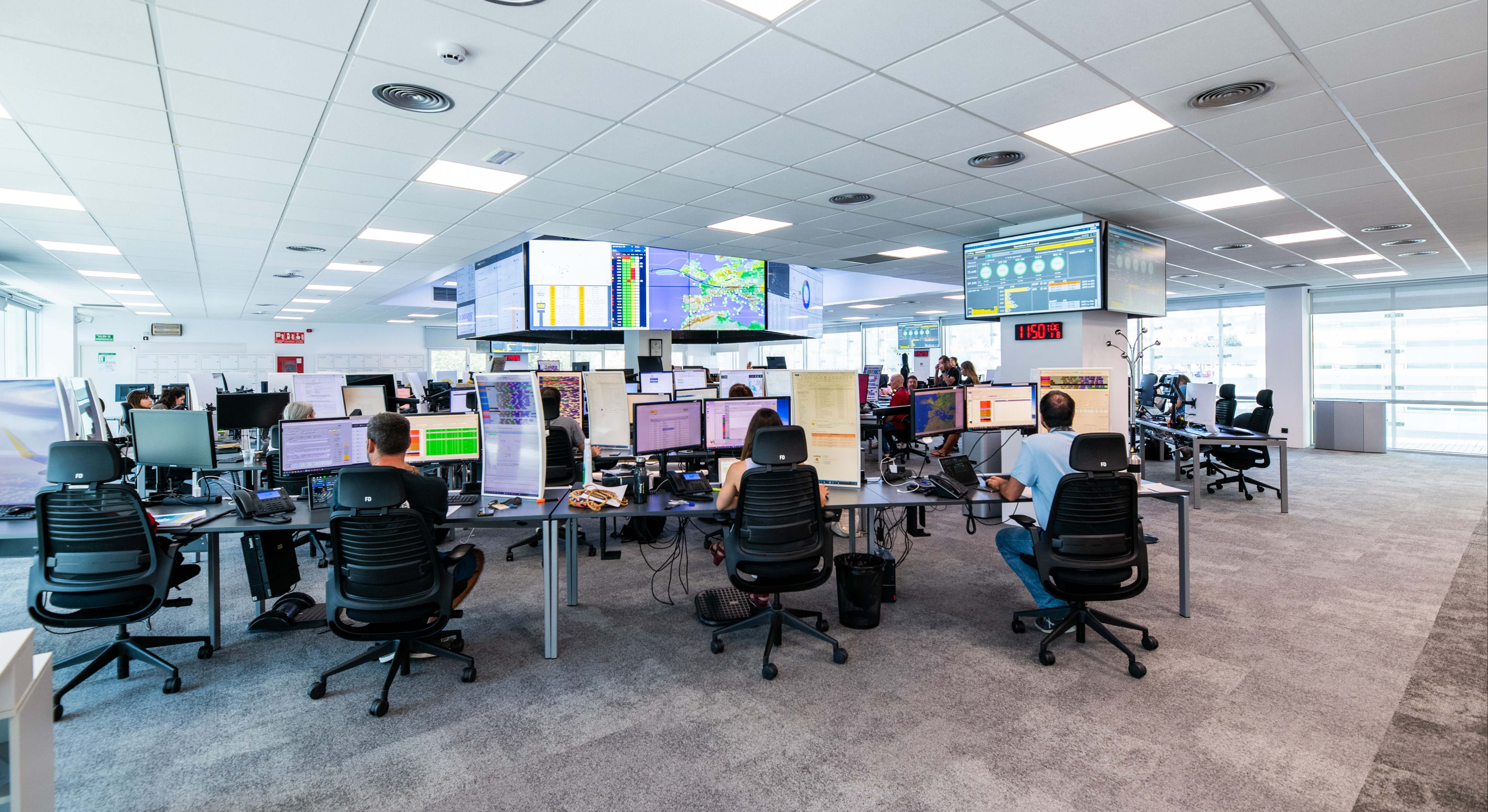 Centro de control de operaciones de Vueling