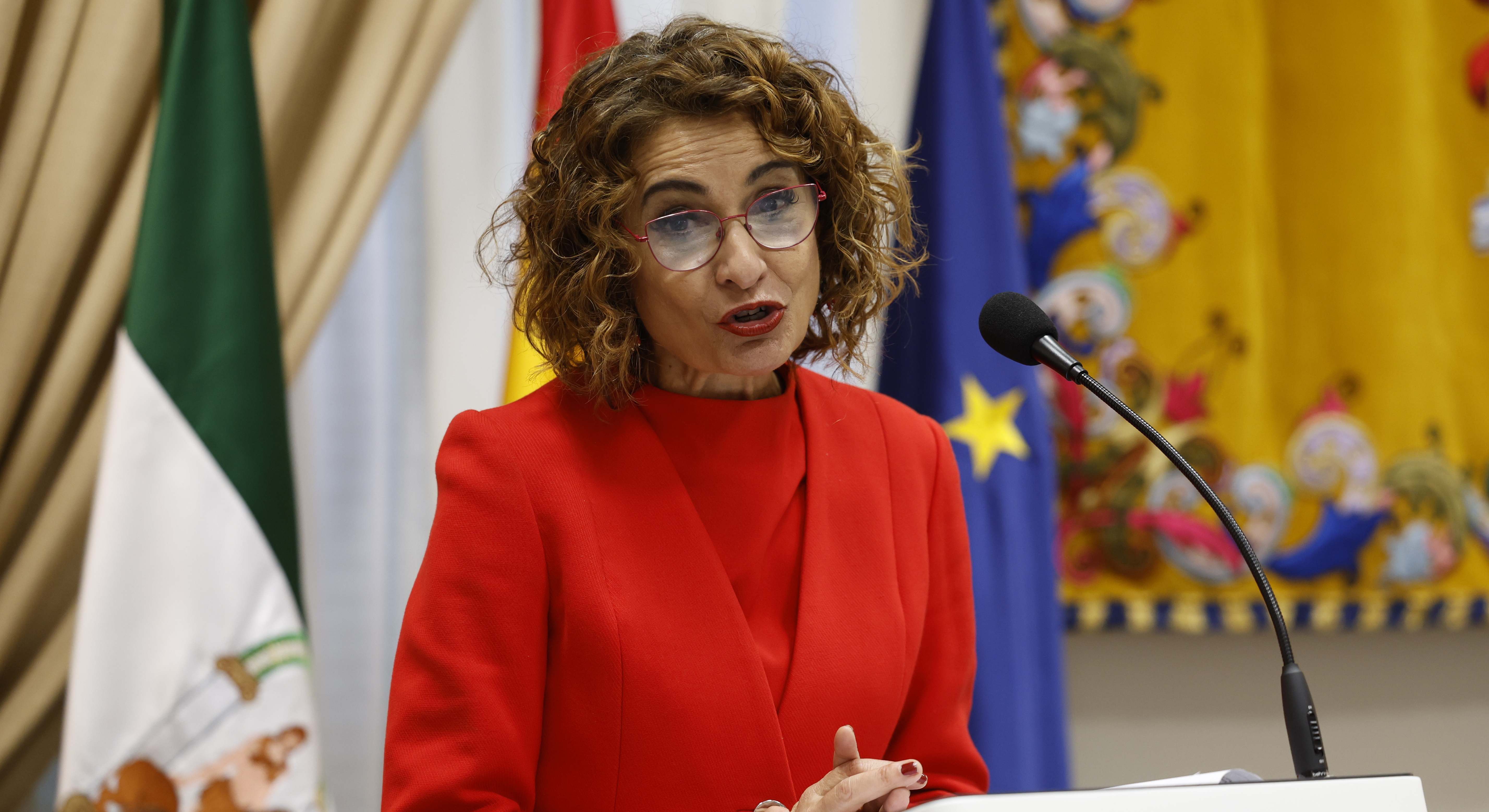 La vicepresidenta primera del Gobierno y ministra de Hacienda, María Jesús Montero. EFE.