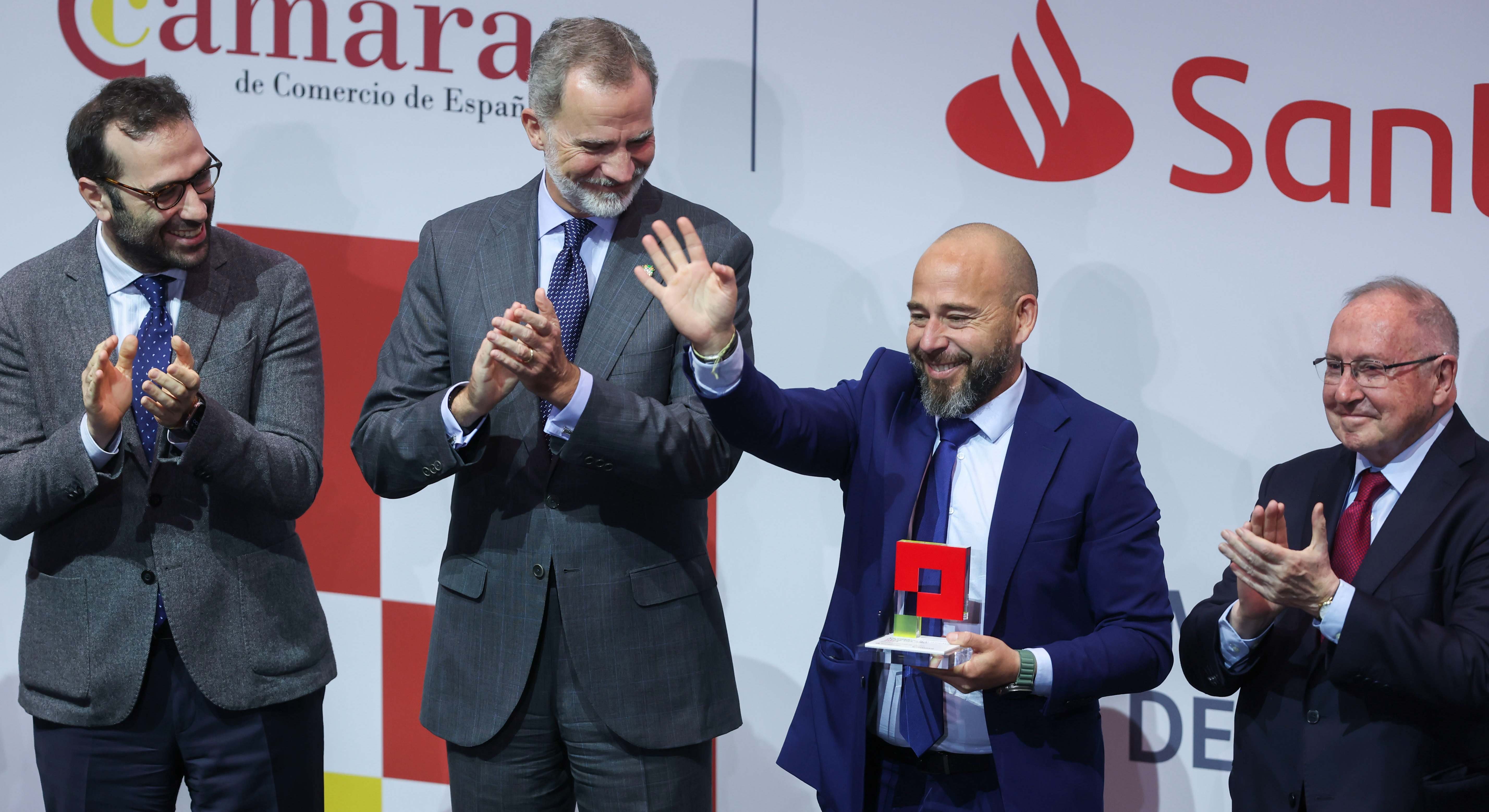 Ángel Llavero premio Meltio Pyme del Año 2023