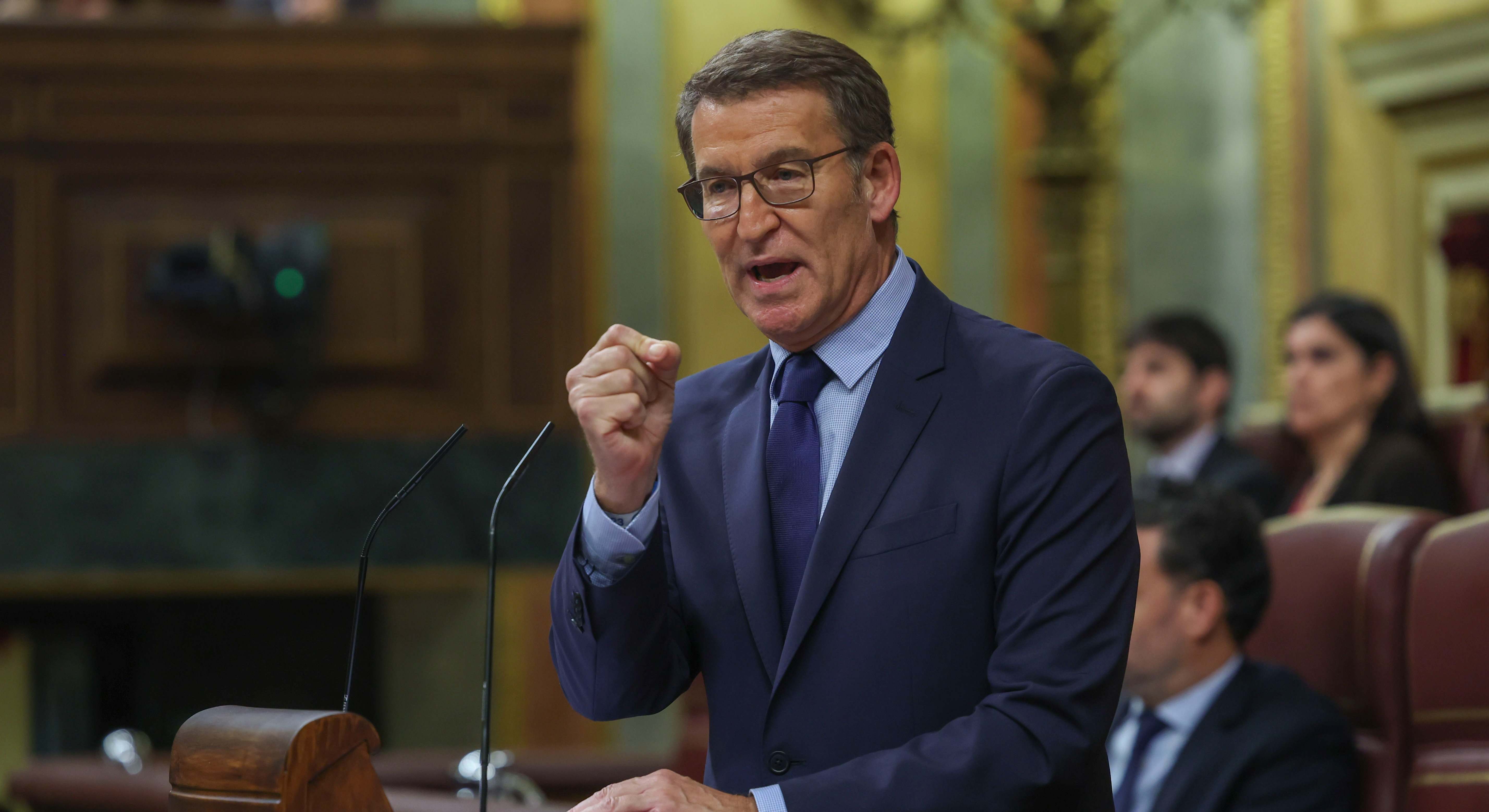 Alberto Núñez Feijóo, presidente del Partido Popular