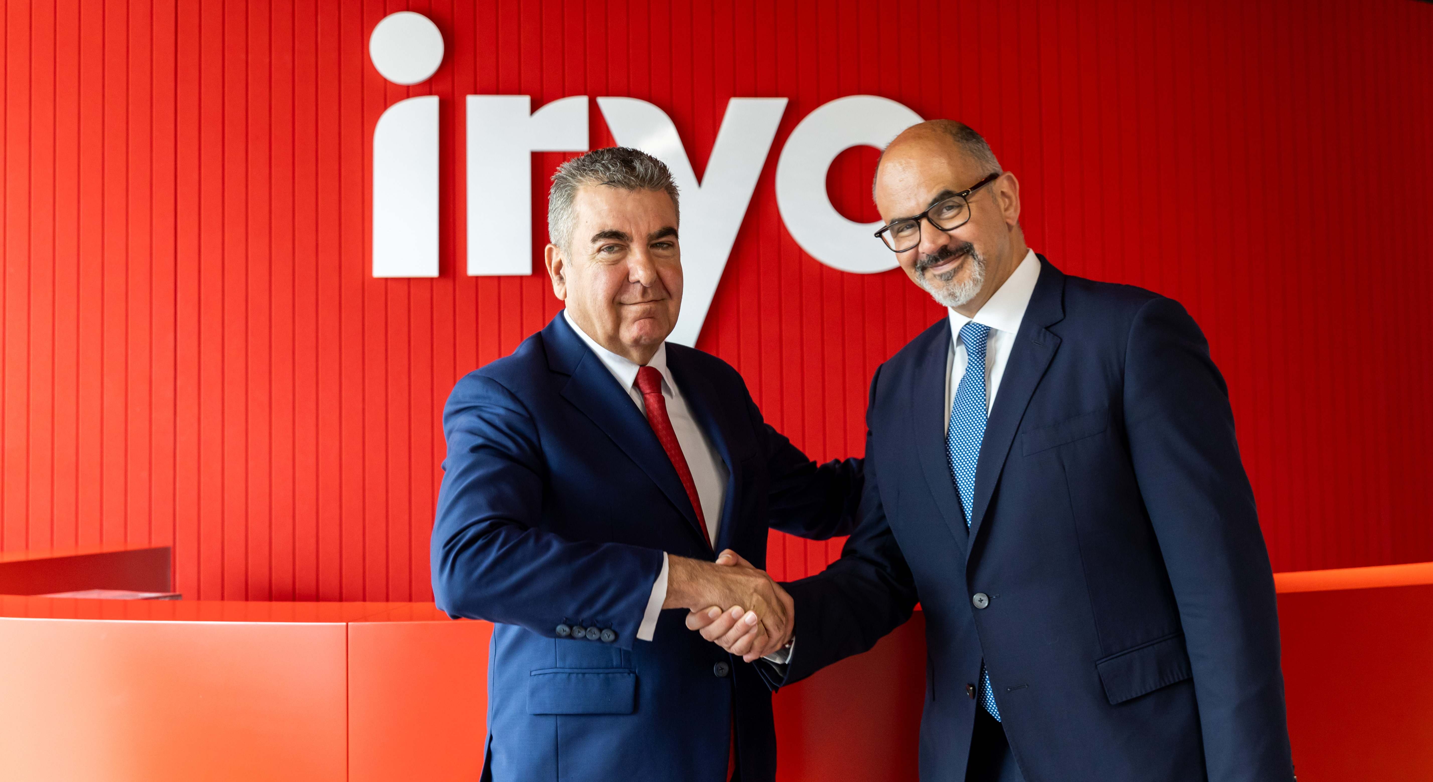 Carlos Bertomeu, presidente de Iryo; y Fabrizio Favara, nuevo CEO.
