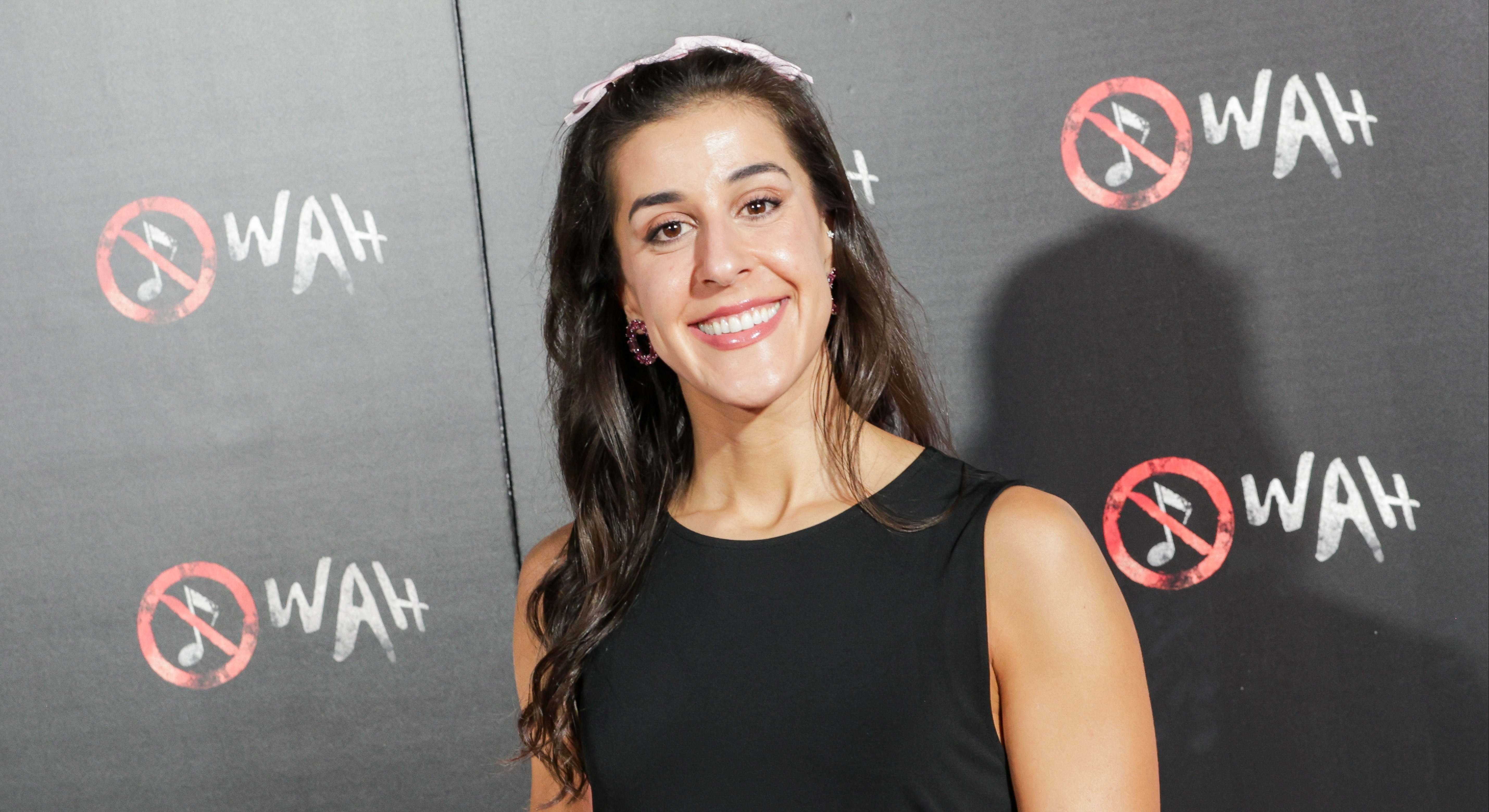 carolina Marín en un photocall