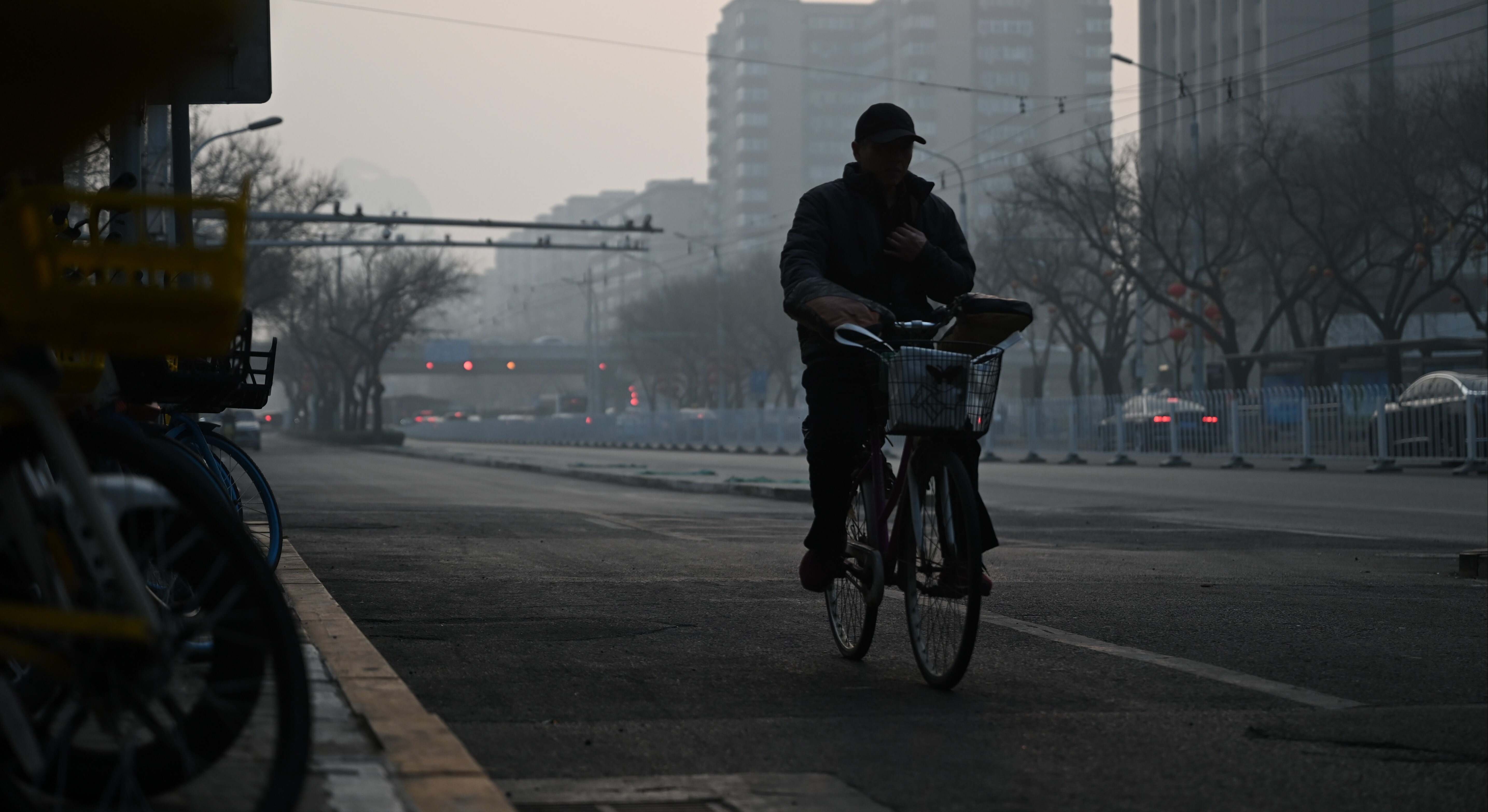 Carretera en Pekín (China)