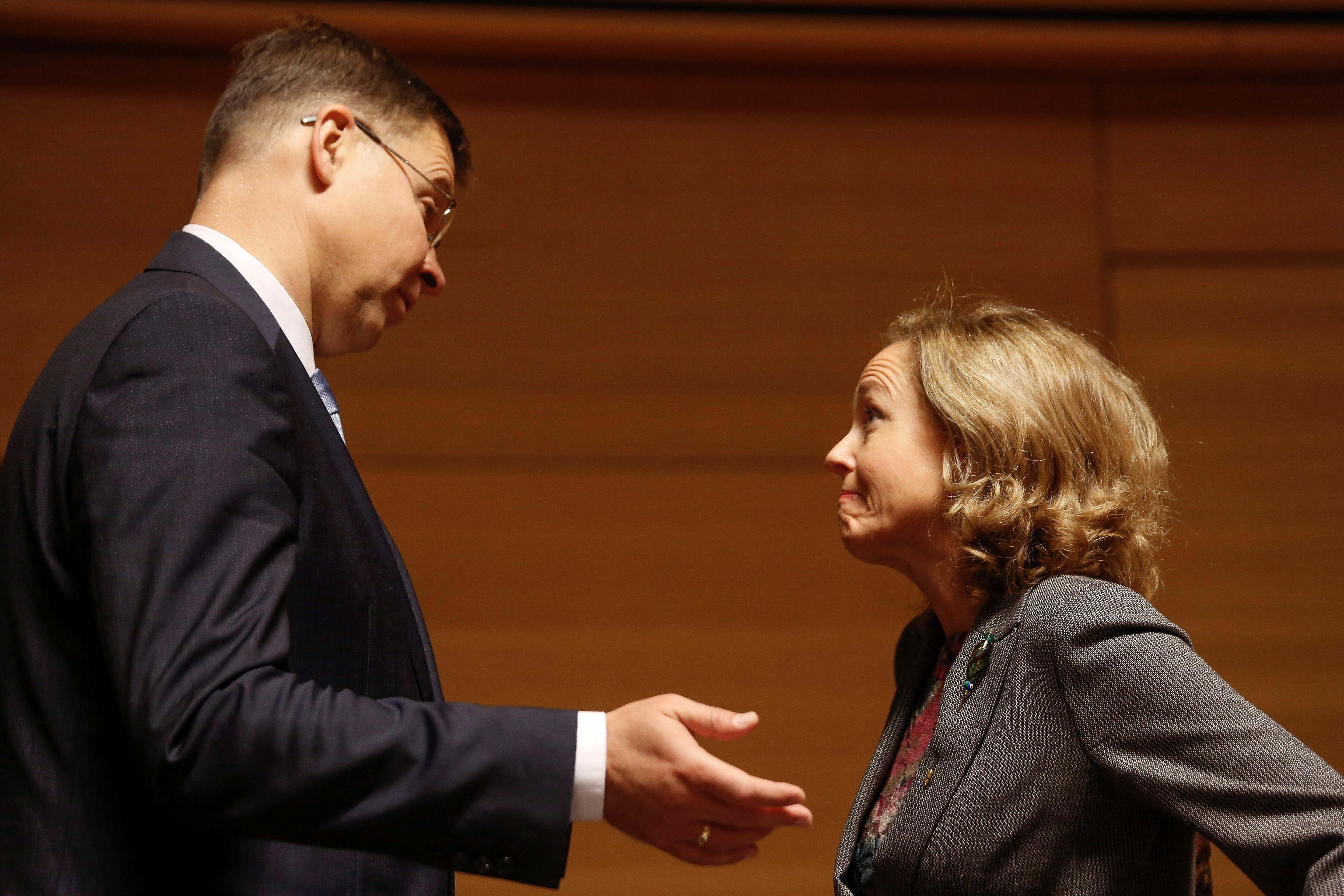Dombrovskis y Calviño