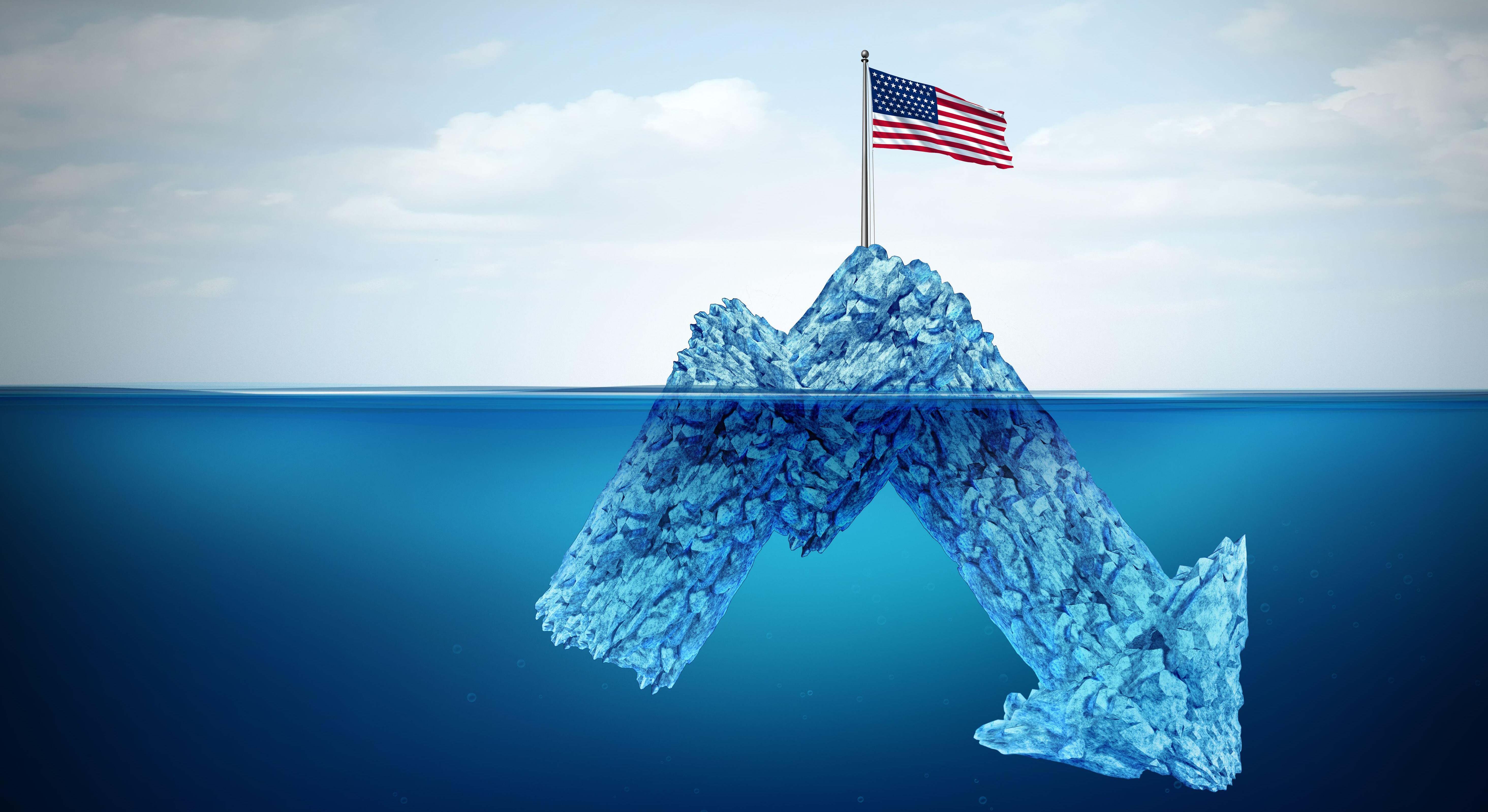 La punta del iceberg en la economía de EEUU
