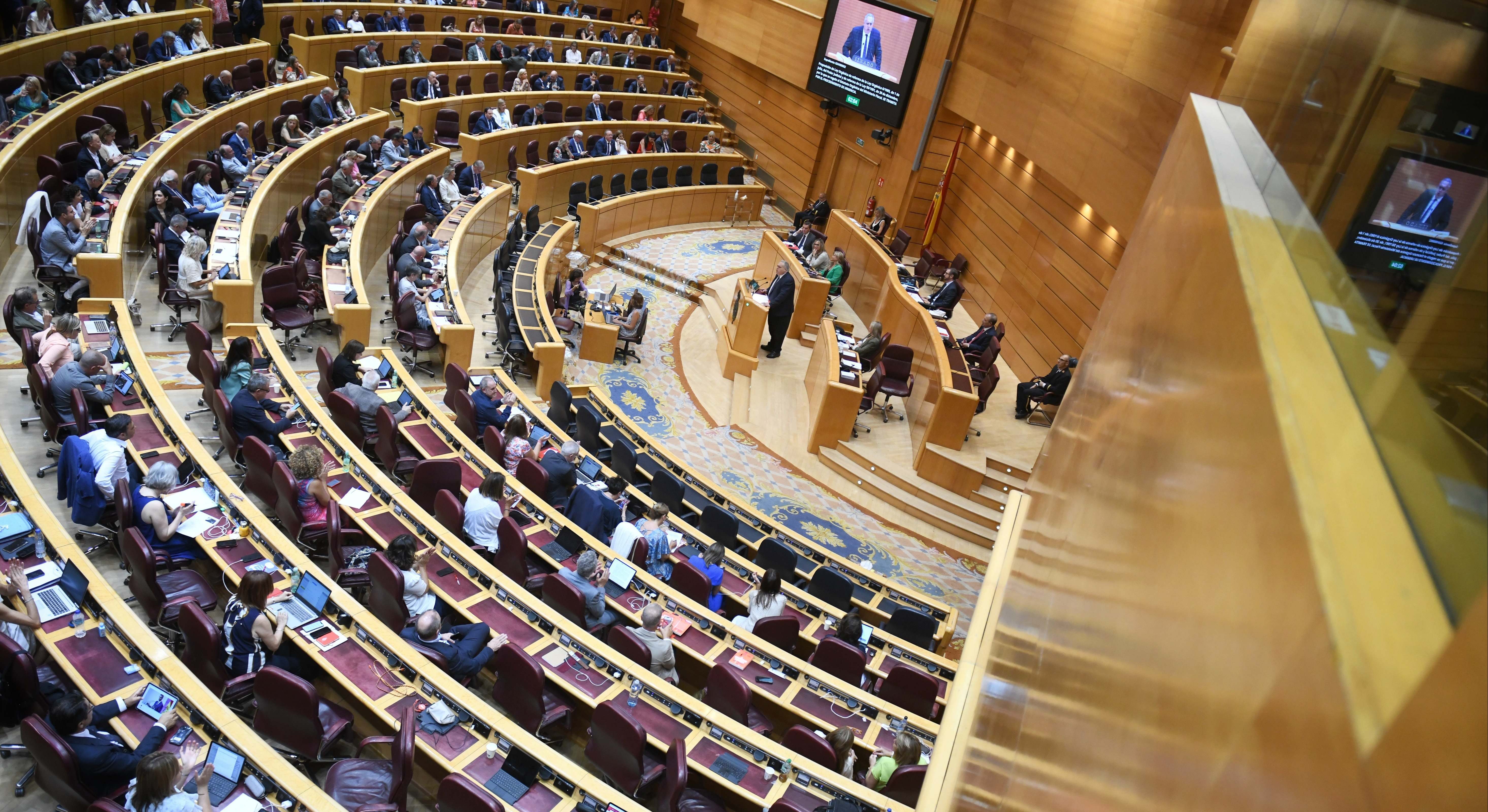 Imagen panorámica del Senado.