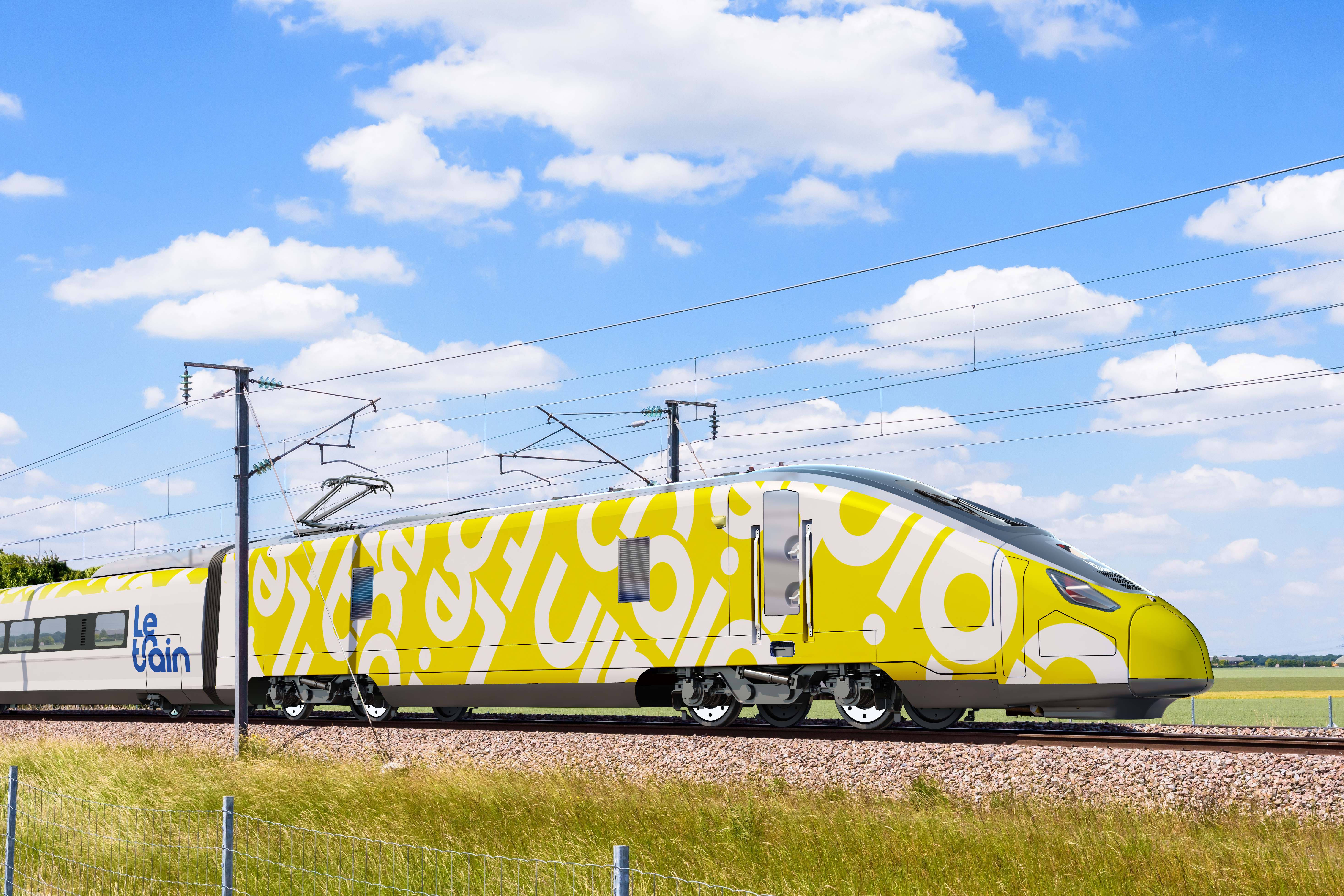 Simulación del futuro tren adquirido por Le Train.
