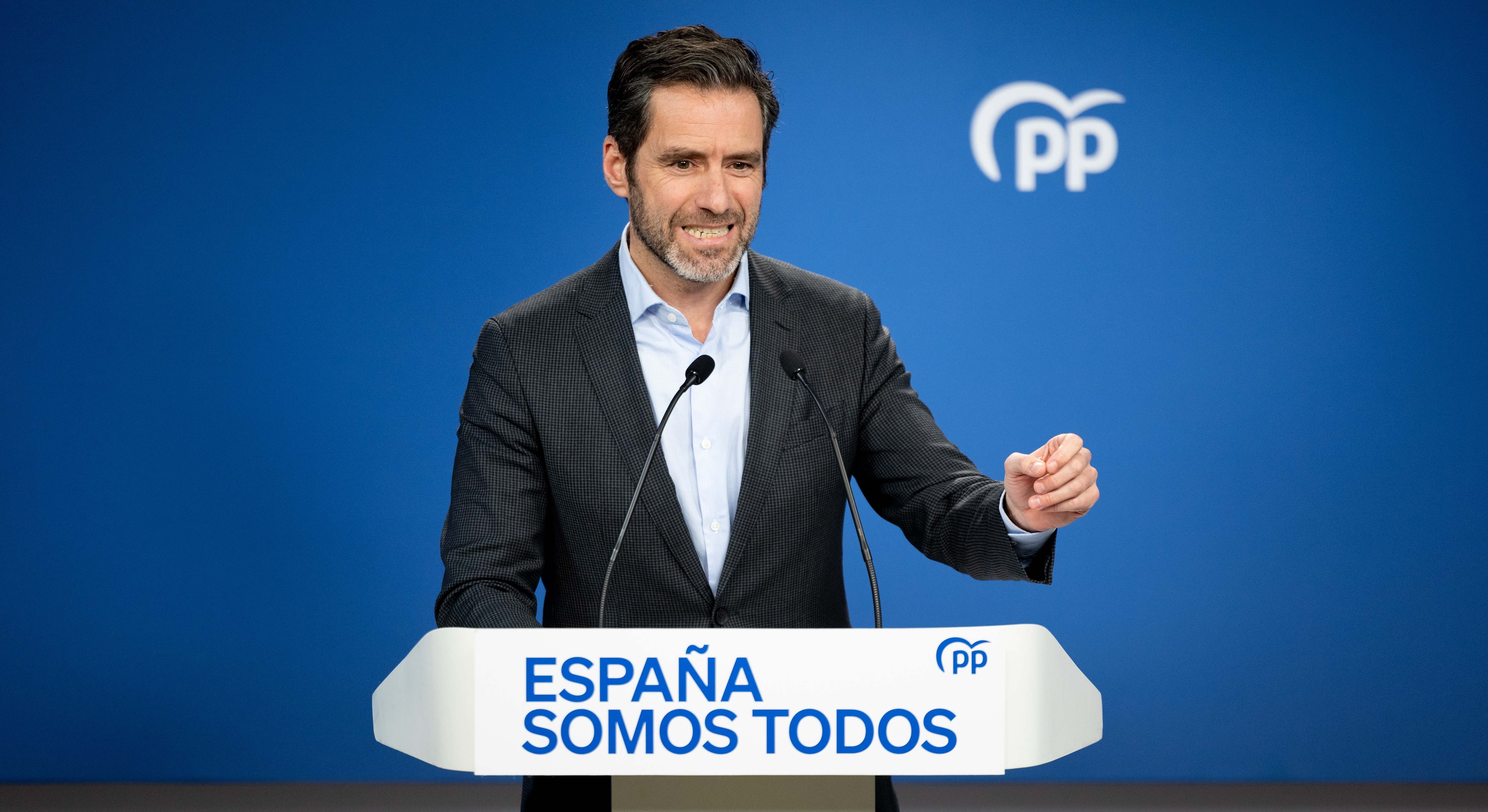 El vicesecretario de Cultura y portavoz del Partido Popular, Borja Sémper