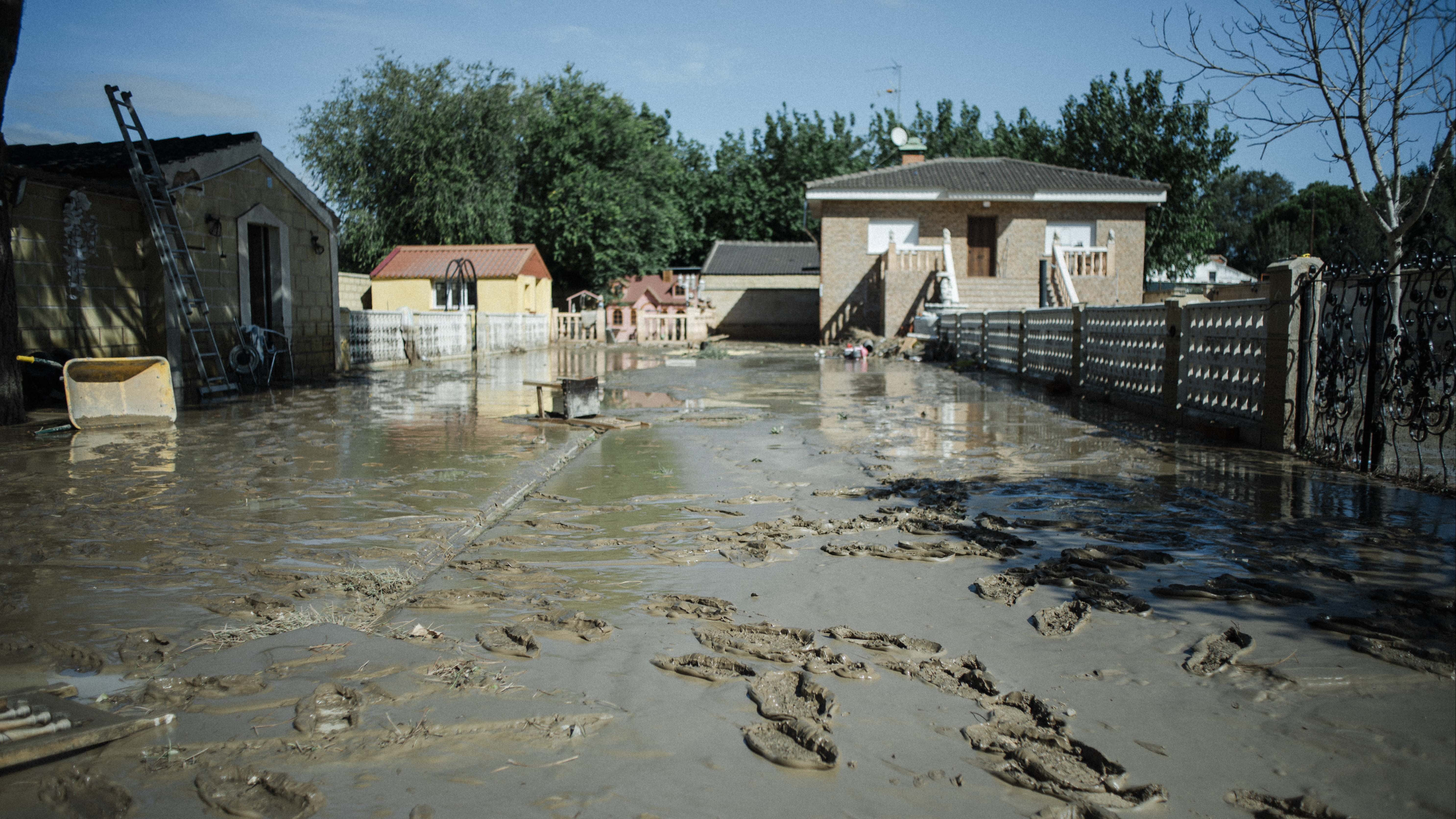 Imagen de una inundación en Toledo