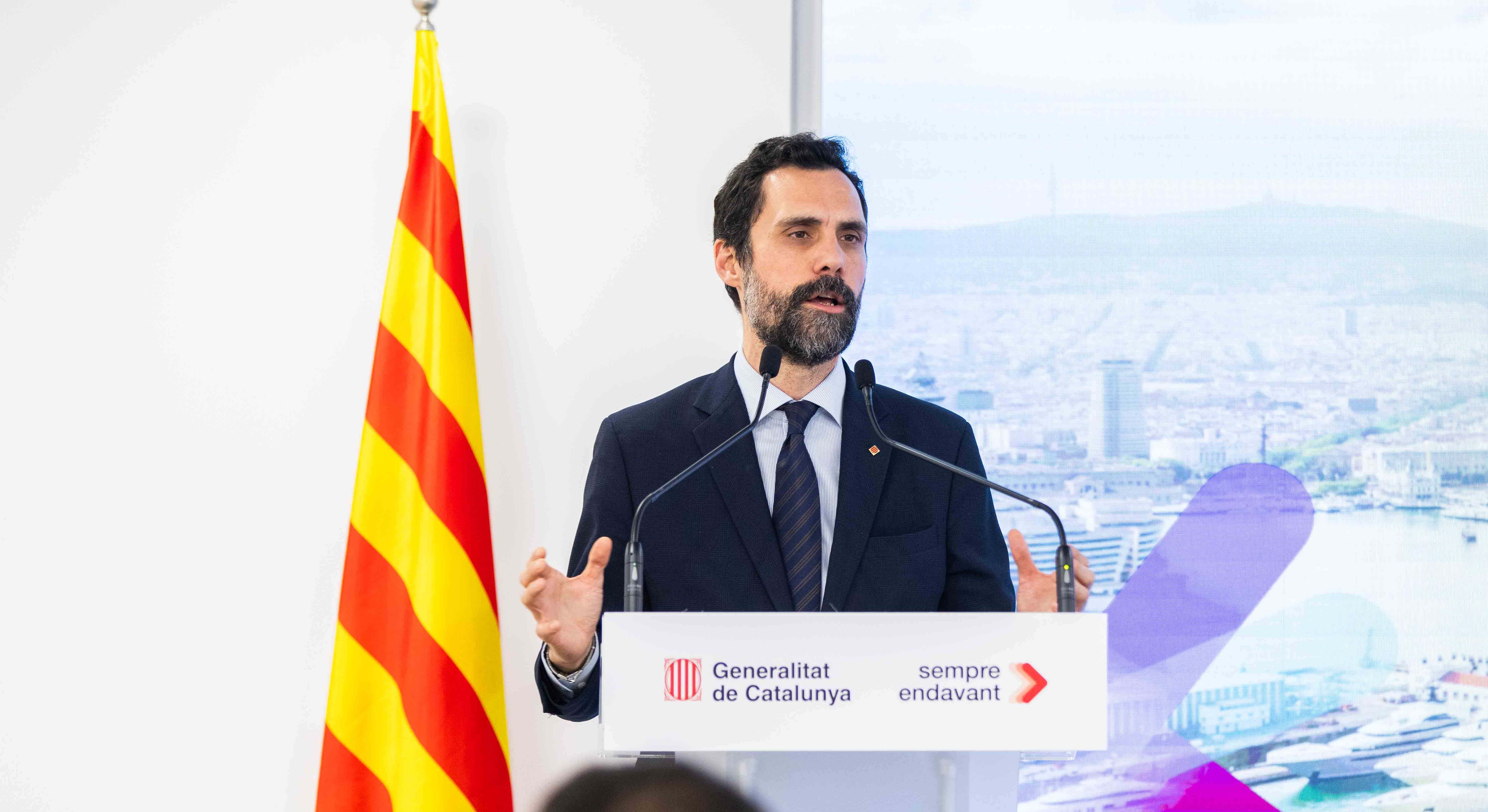 Roger Torrent, conseller de empresa y trabajo