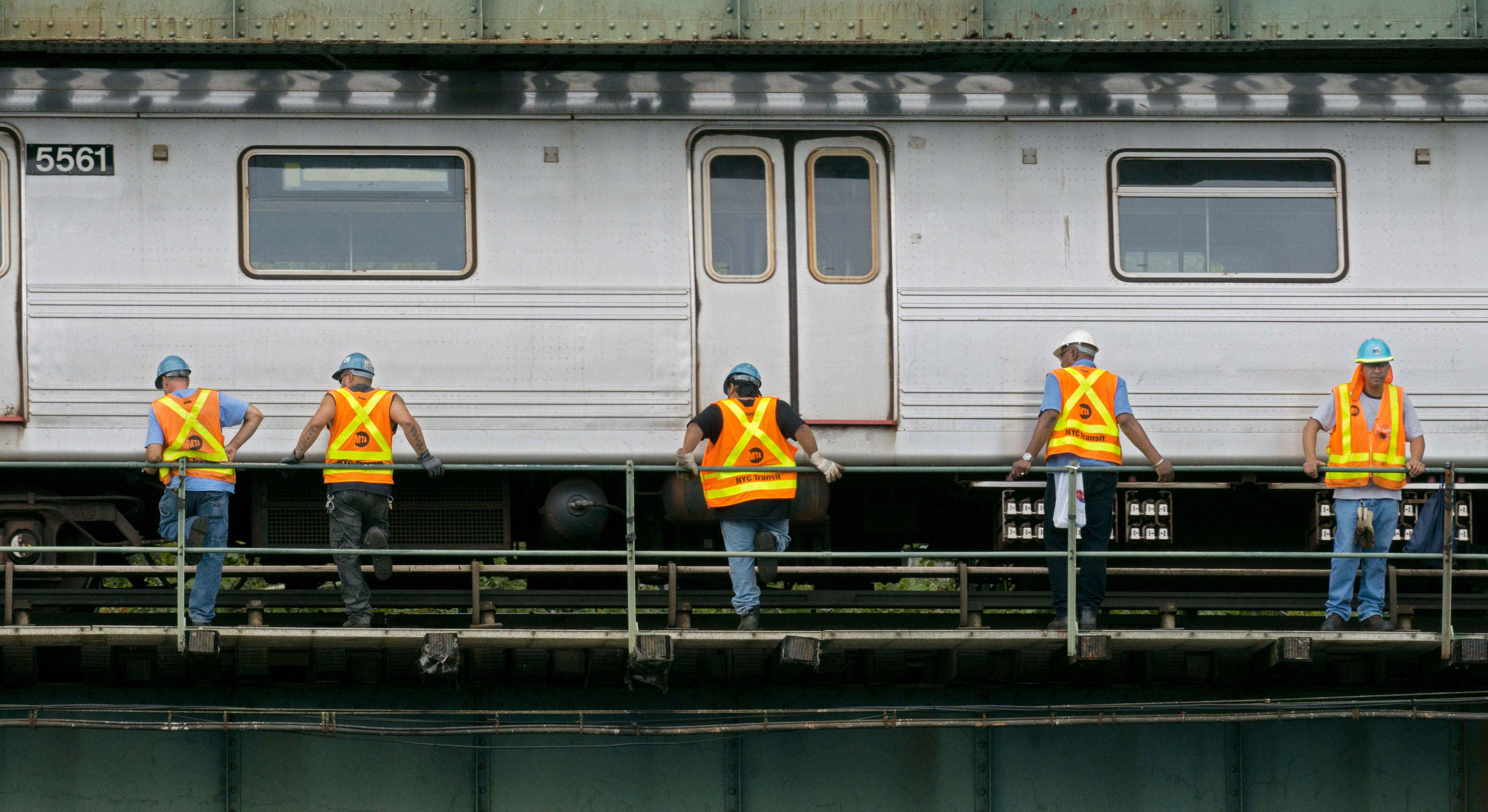Trabajadores del Metro de Nueva York