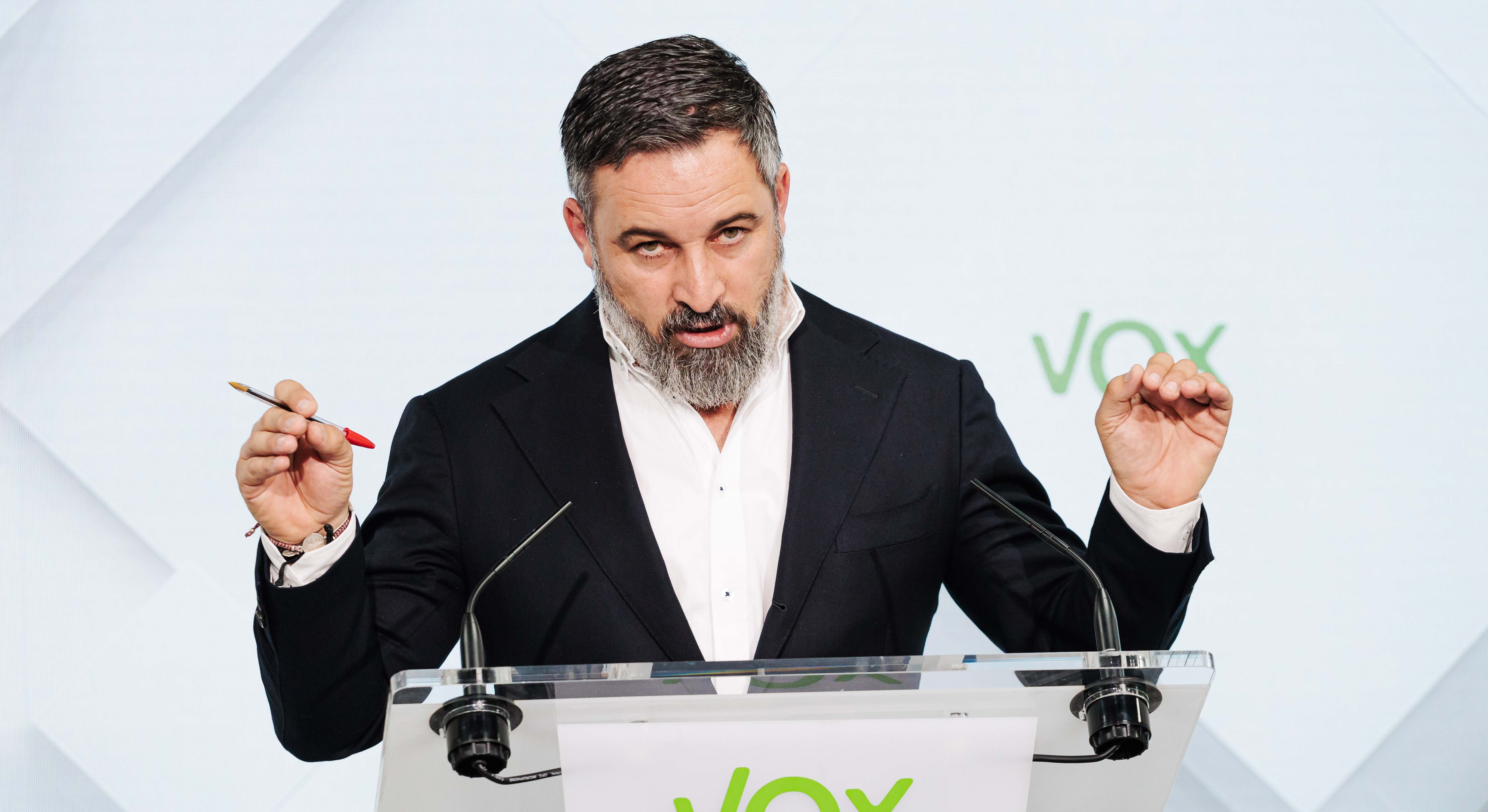 Santiago Abascal. Foto: Carlos Luján / Europa Press.