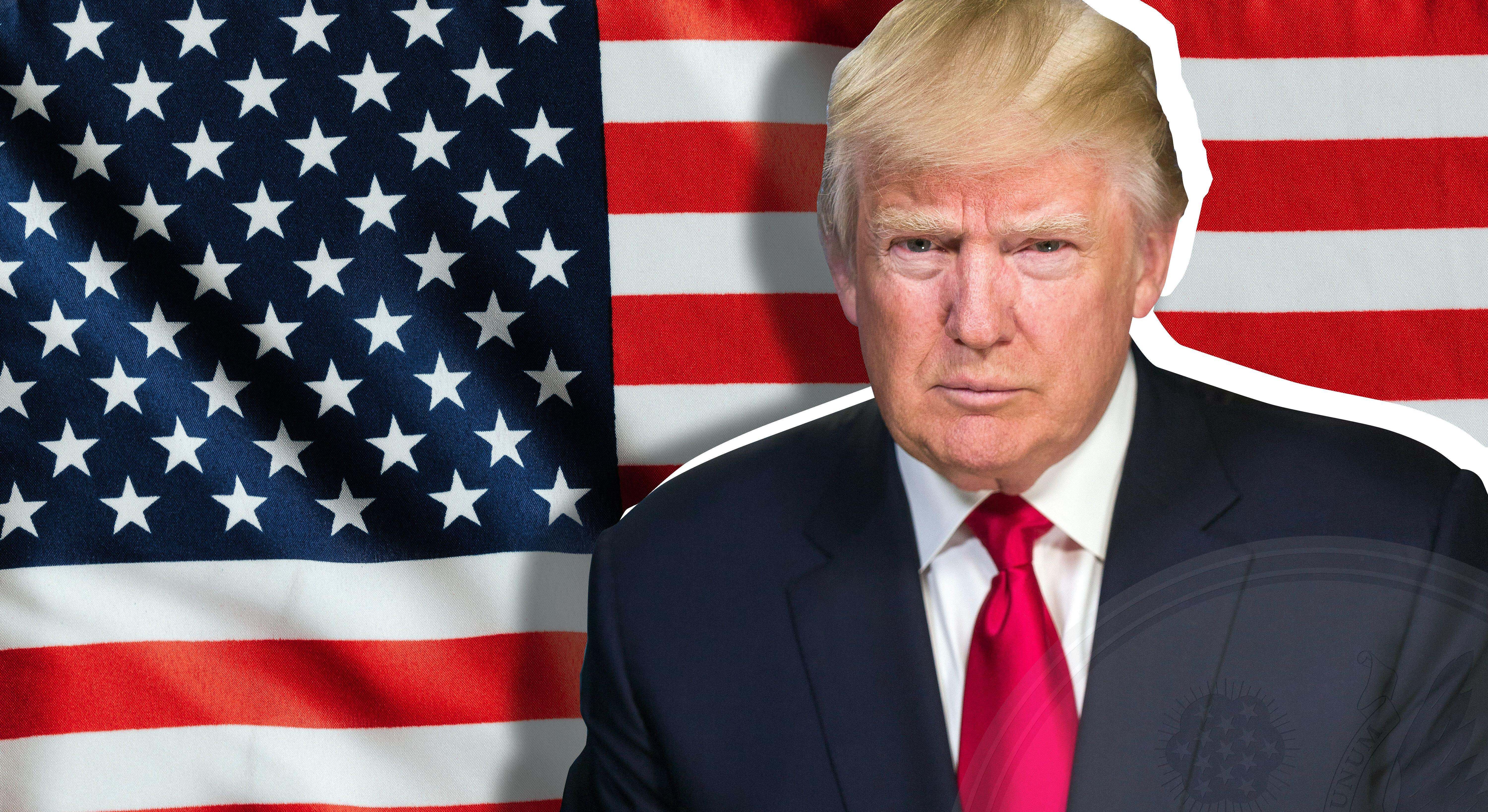 Donald Trump, presidente de Estados Unidos. Fuente: Alamy.