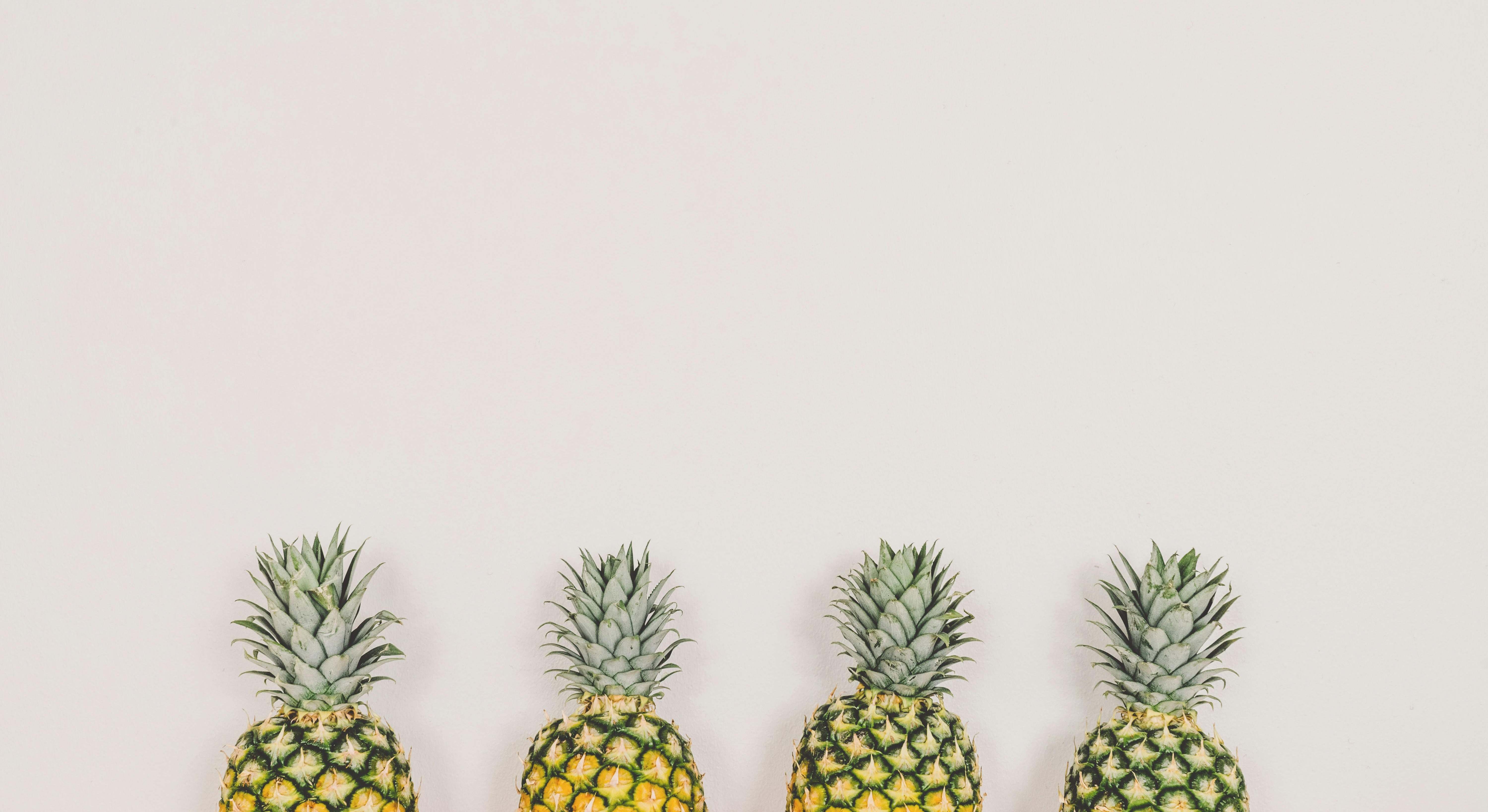 La piña es una fuente de fibra, de calcio, de magnesio, de potasio y de ácido fólico