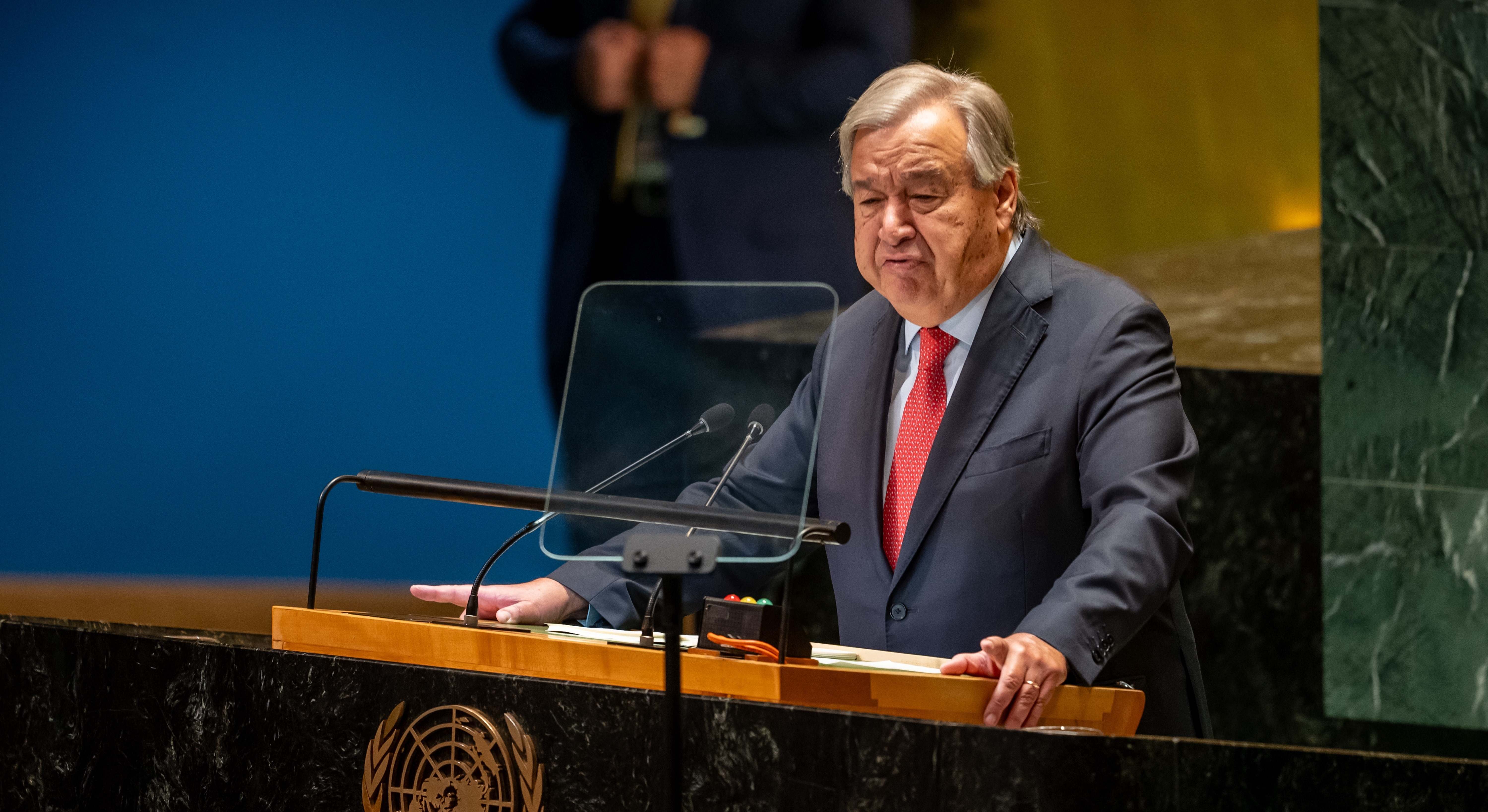 António Guterres, Secretario General de las Naciones Unidas (ONU).
