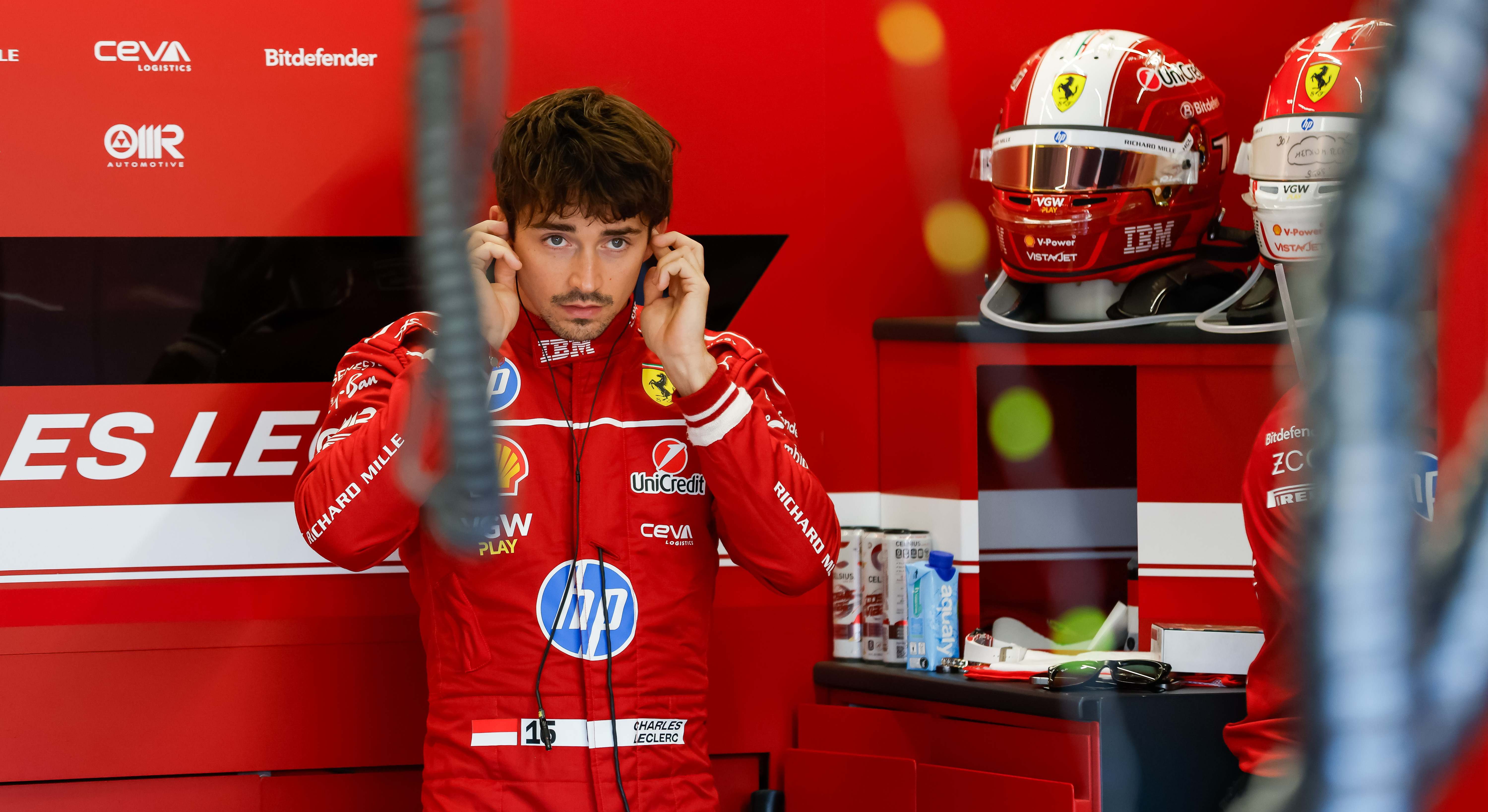Charles Leclerc, piloto de Ferrari, en el GP de la Emilia-Romagna de Fórmula 1 2025