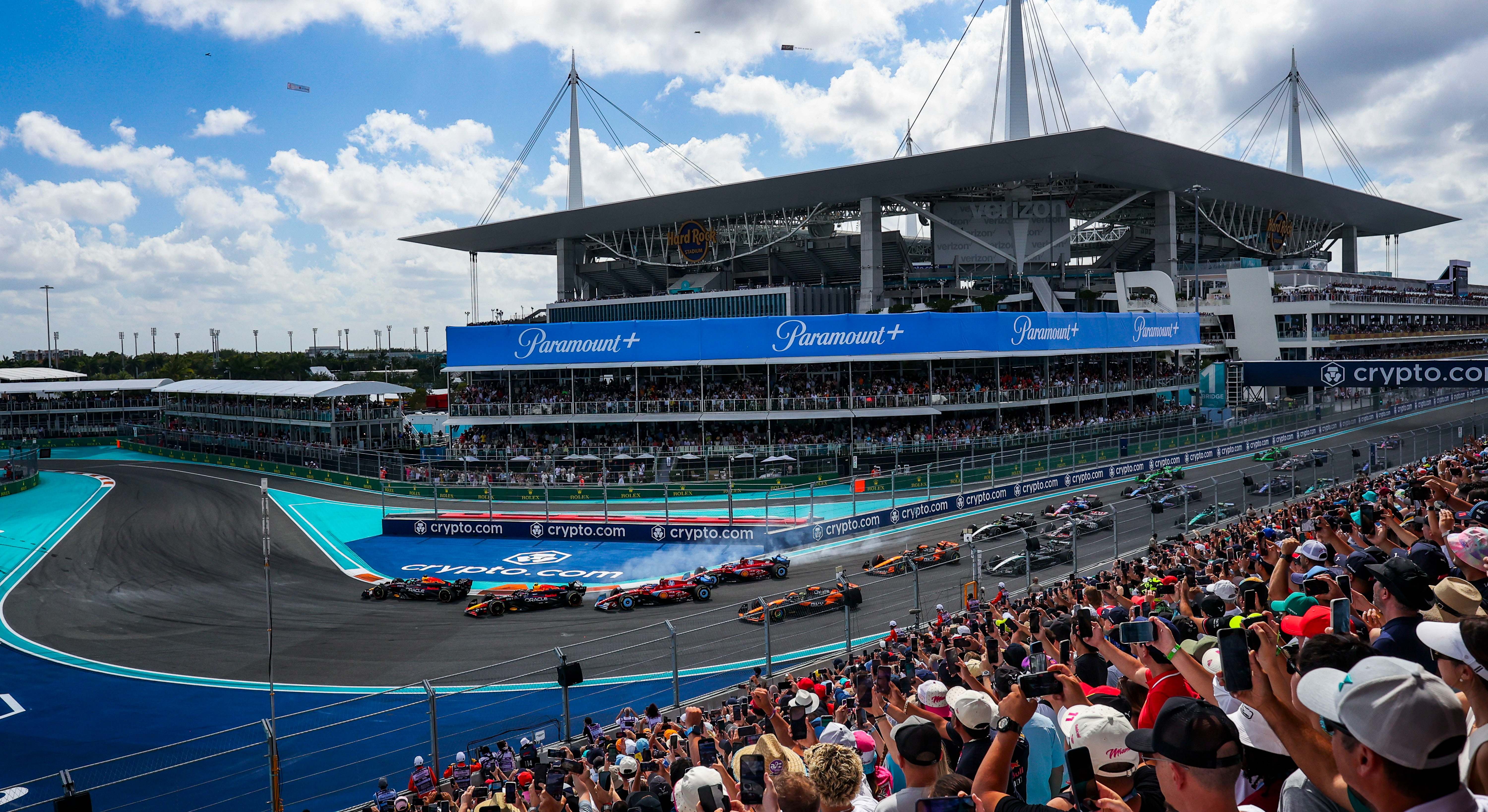 Salida del GP de Miami 2024 de Fórmula 1