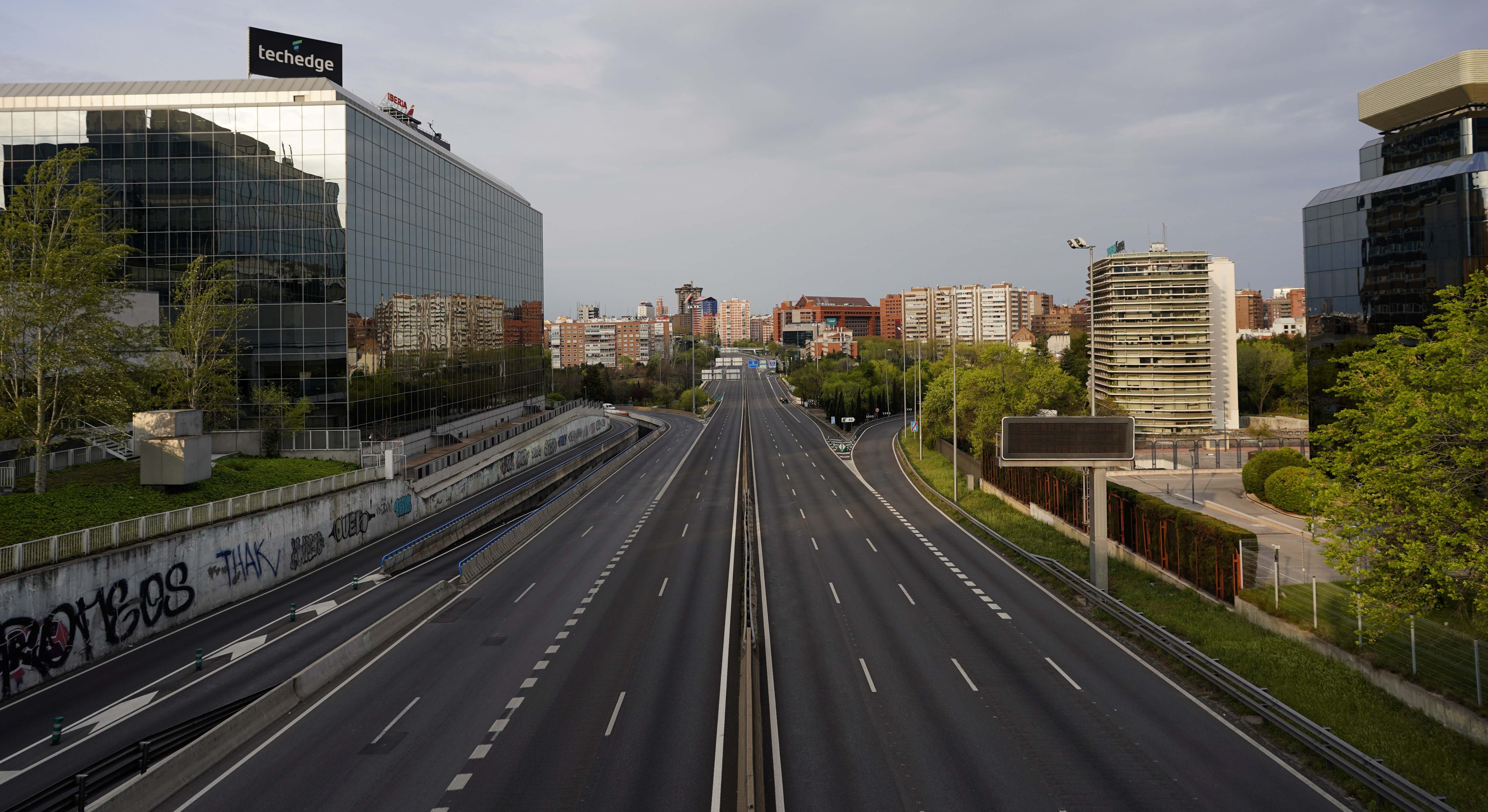 A-2 a su paso por Madrid. / Foto: Reuters.