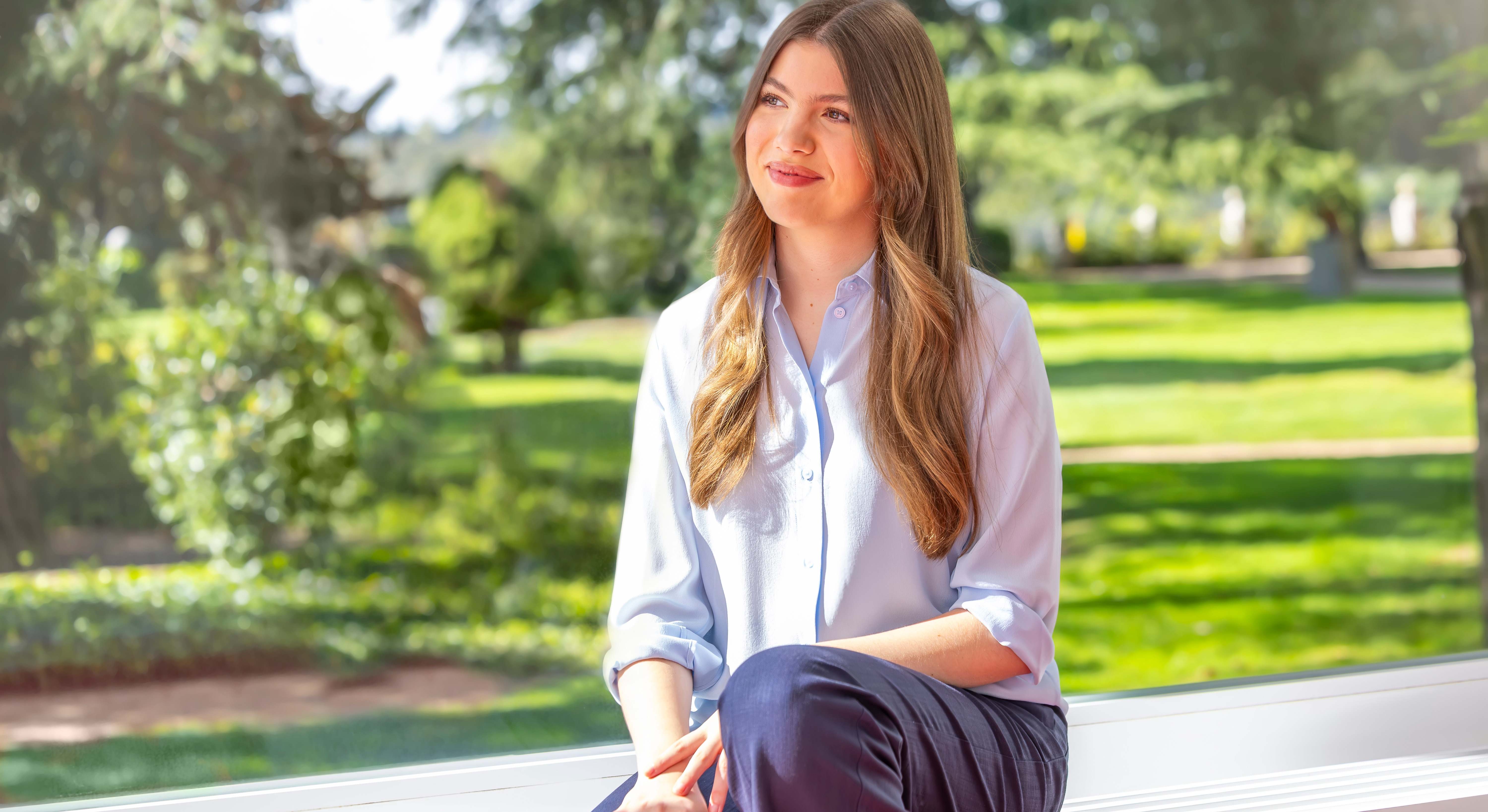 Retrato de la infanta Sofía por su 18 cumpleaños. Foto: Casa del Rey