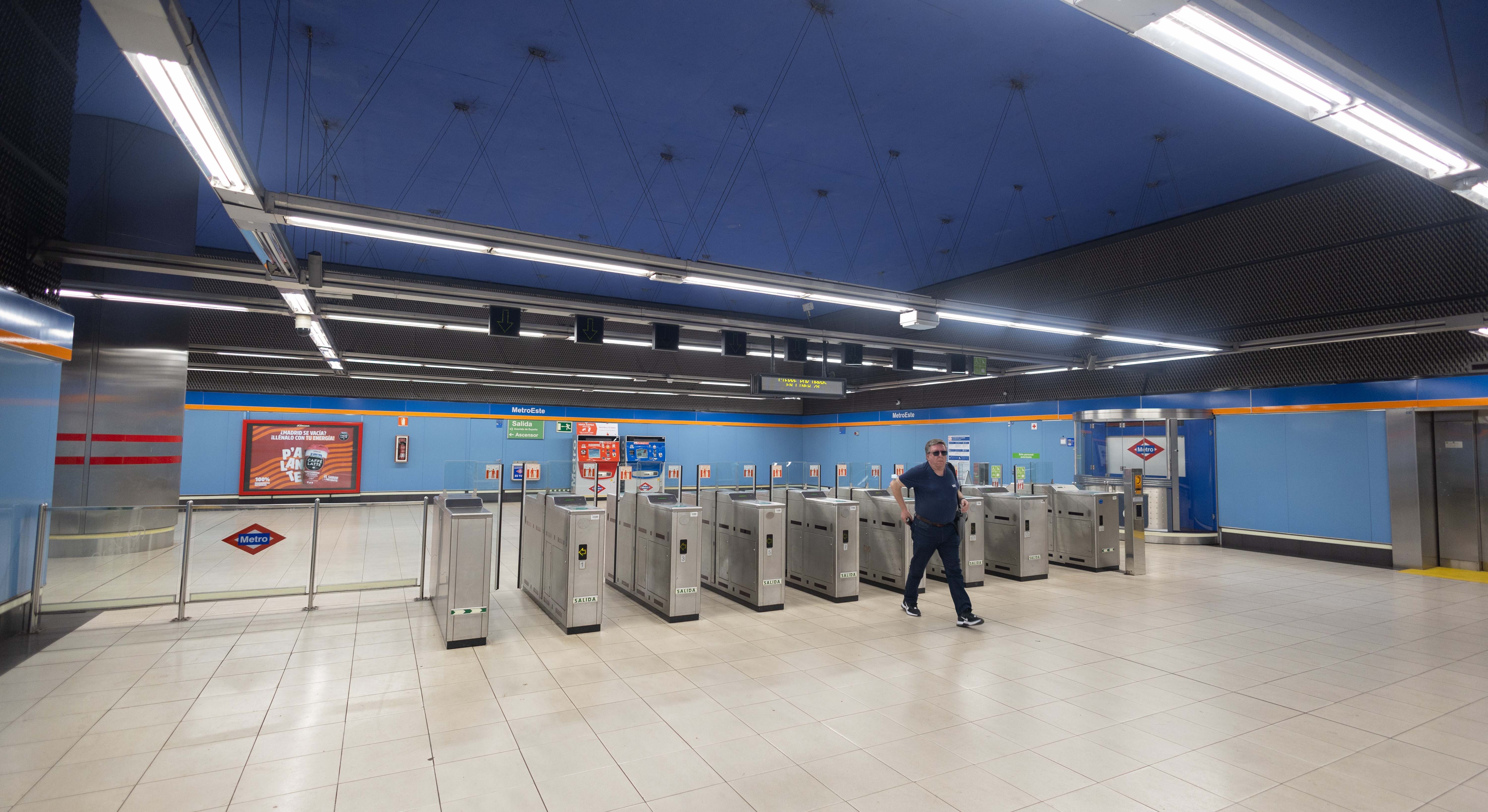 Imagen de recurso de una estación de la Línea 7 de Metro.