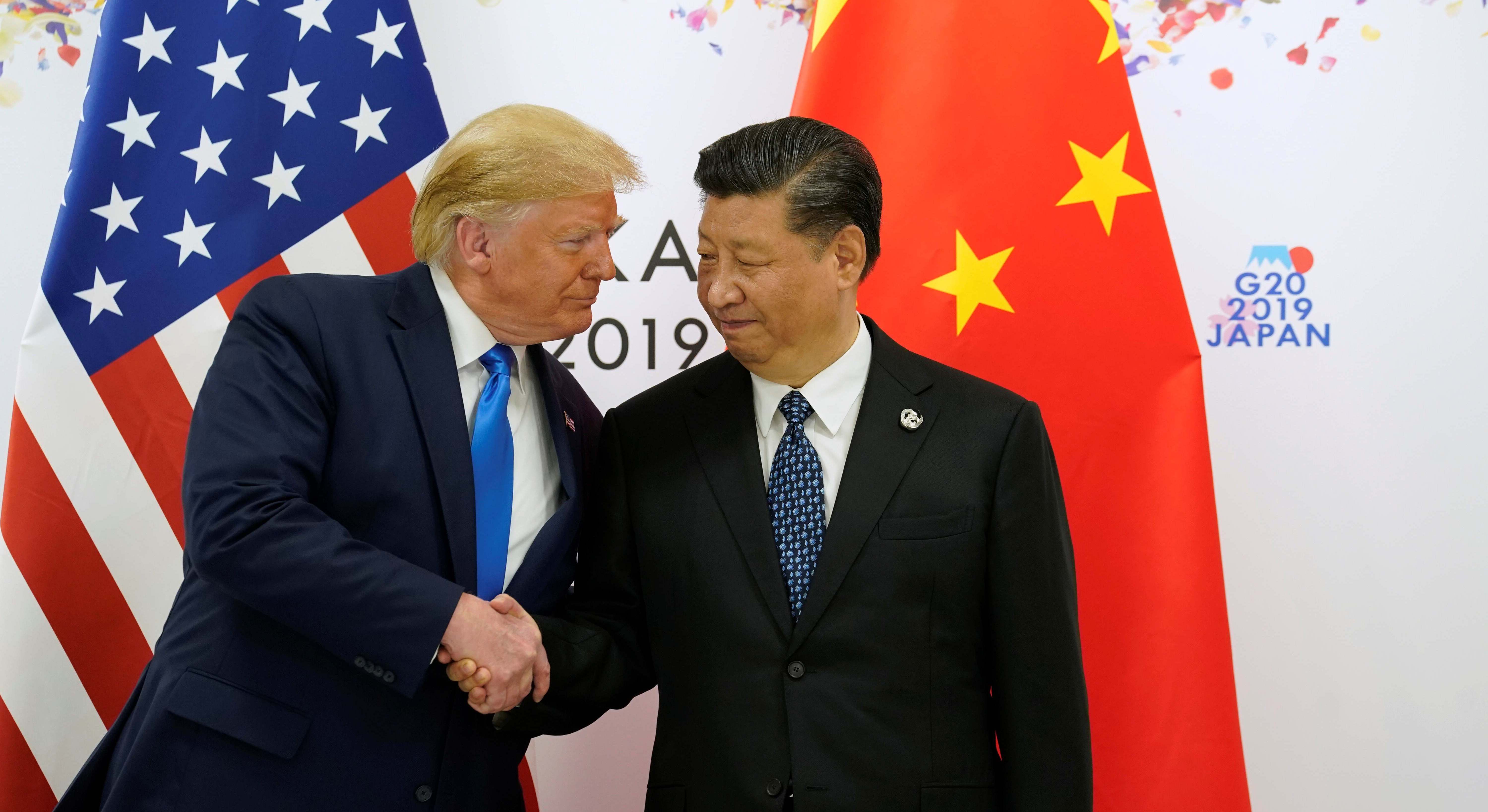 Trump y Xi Jingping (Bloomberg)