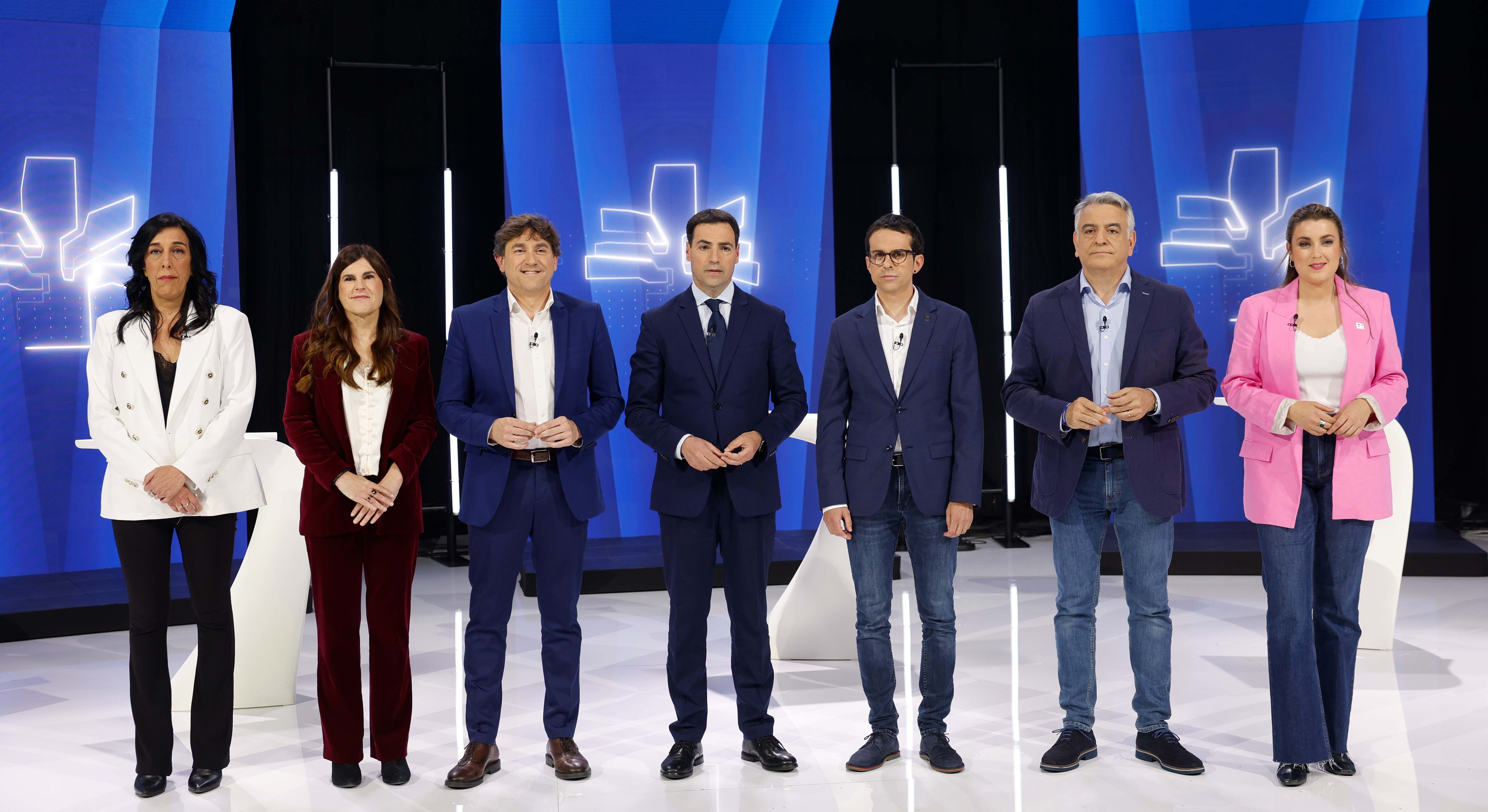 Debate electoral vasco 2024.