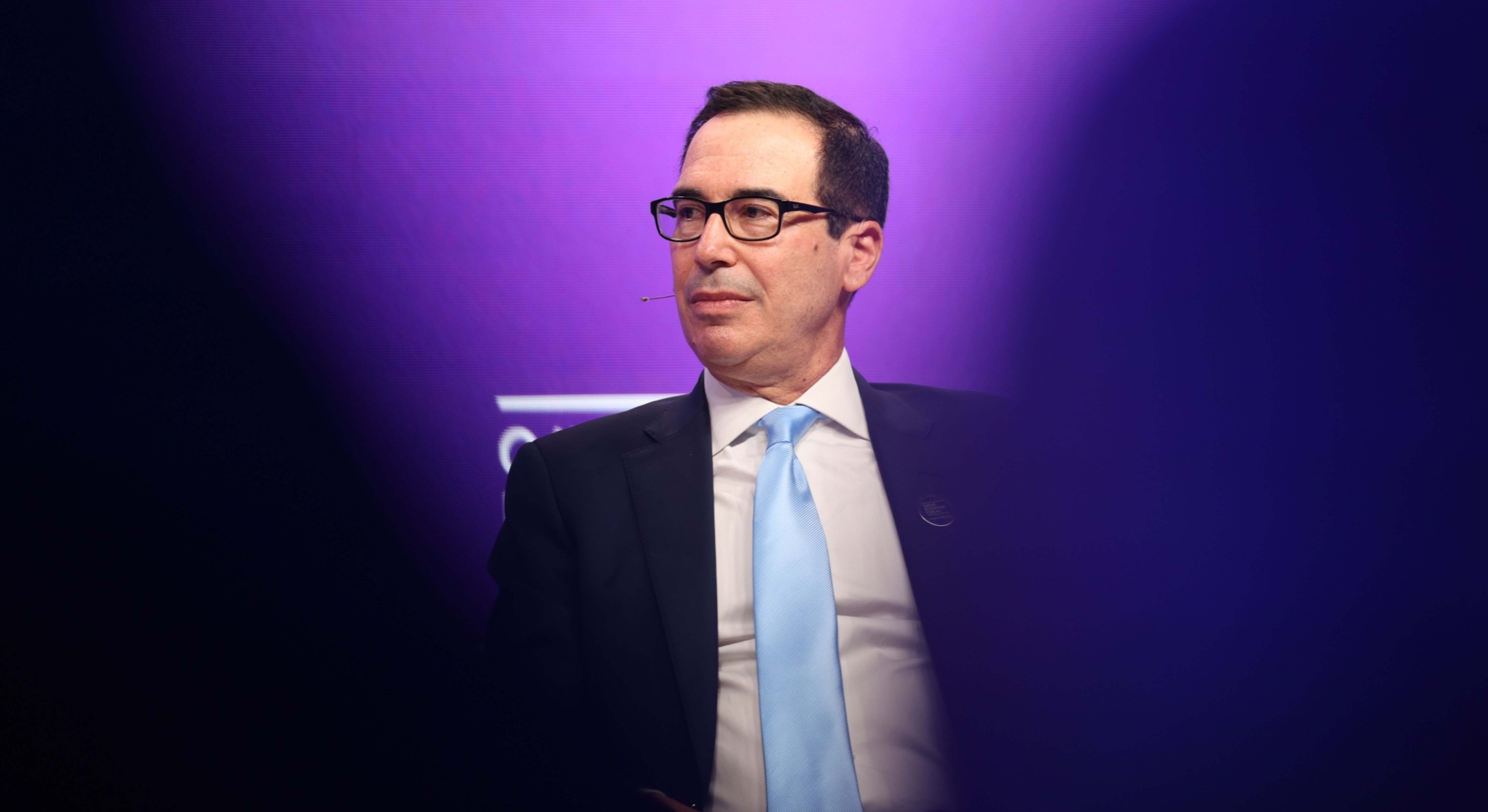 Steve Mnuchin, ex secretario del Tesoro de EEUU. Foto: Bloomberg