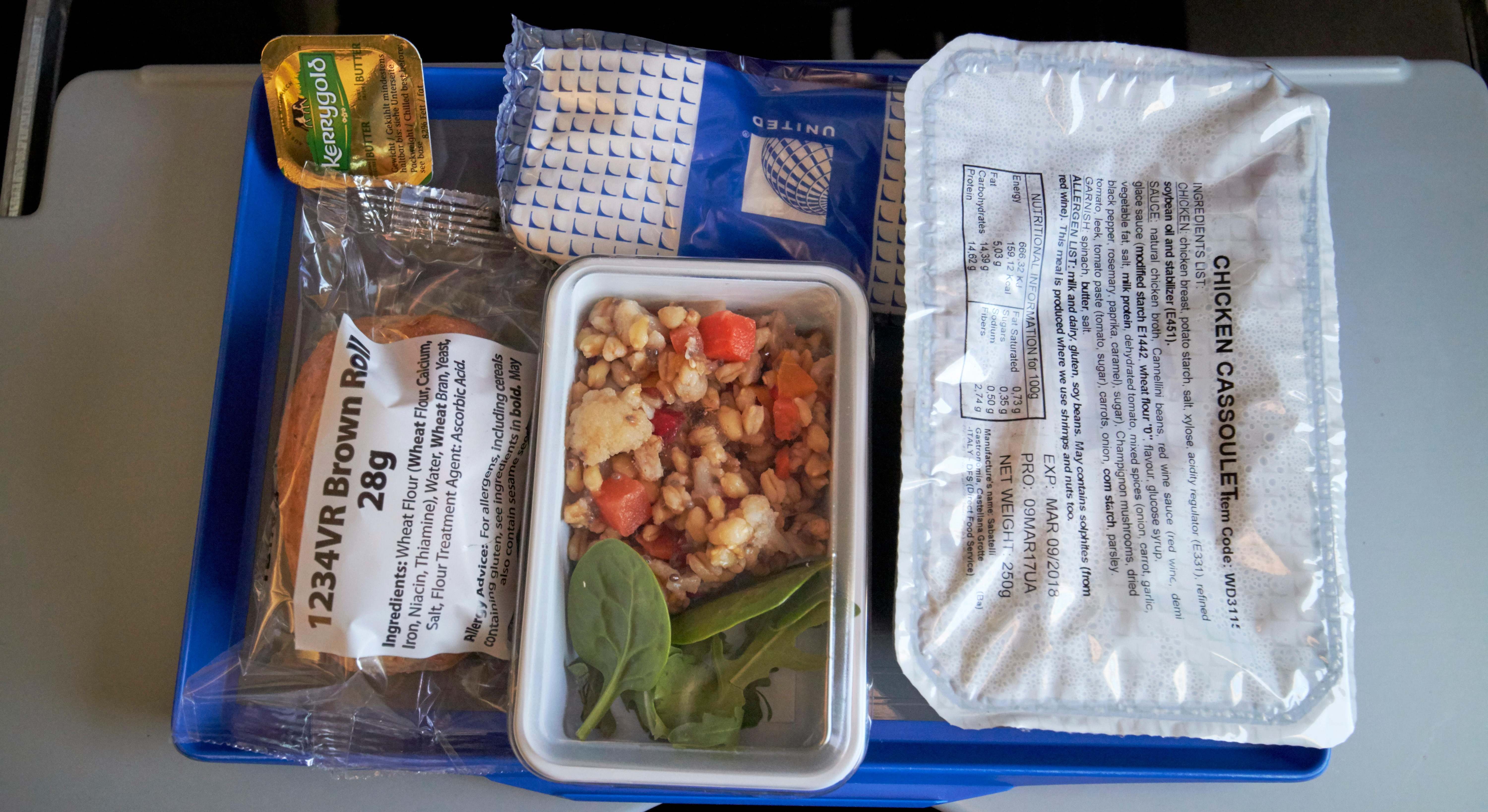 Comida de avión