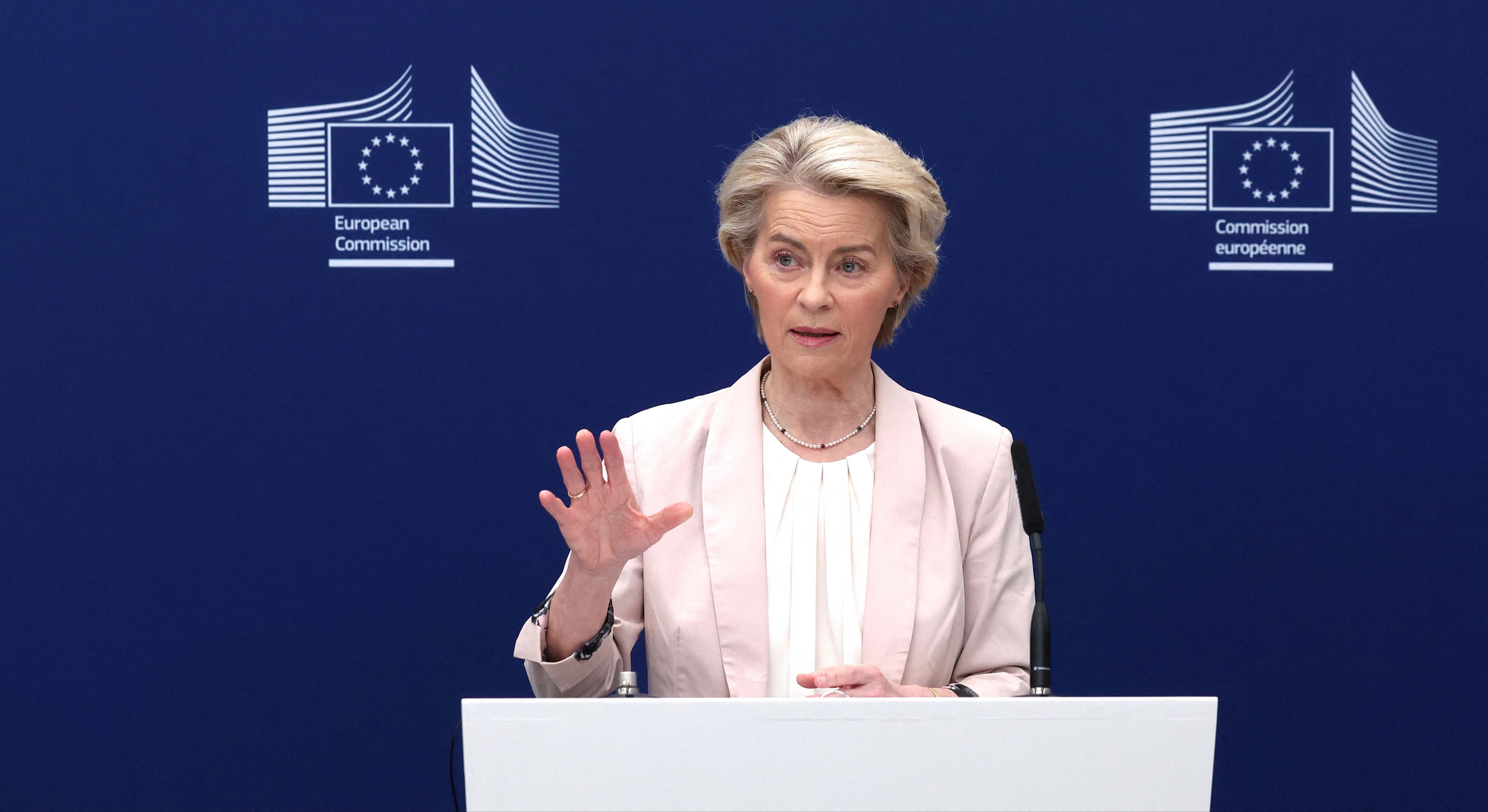 Úrsula von der Leyen, presidenta de la Comisión Europea