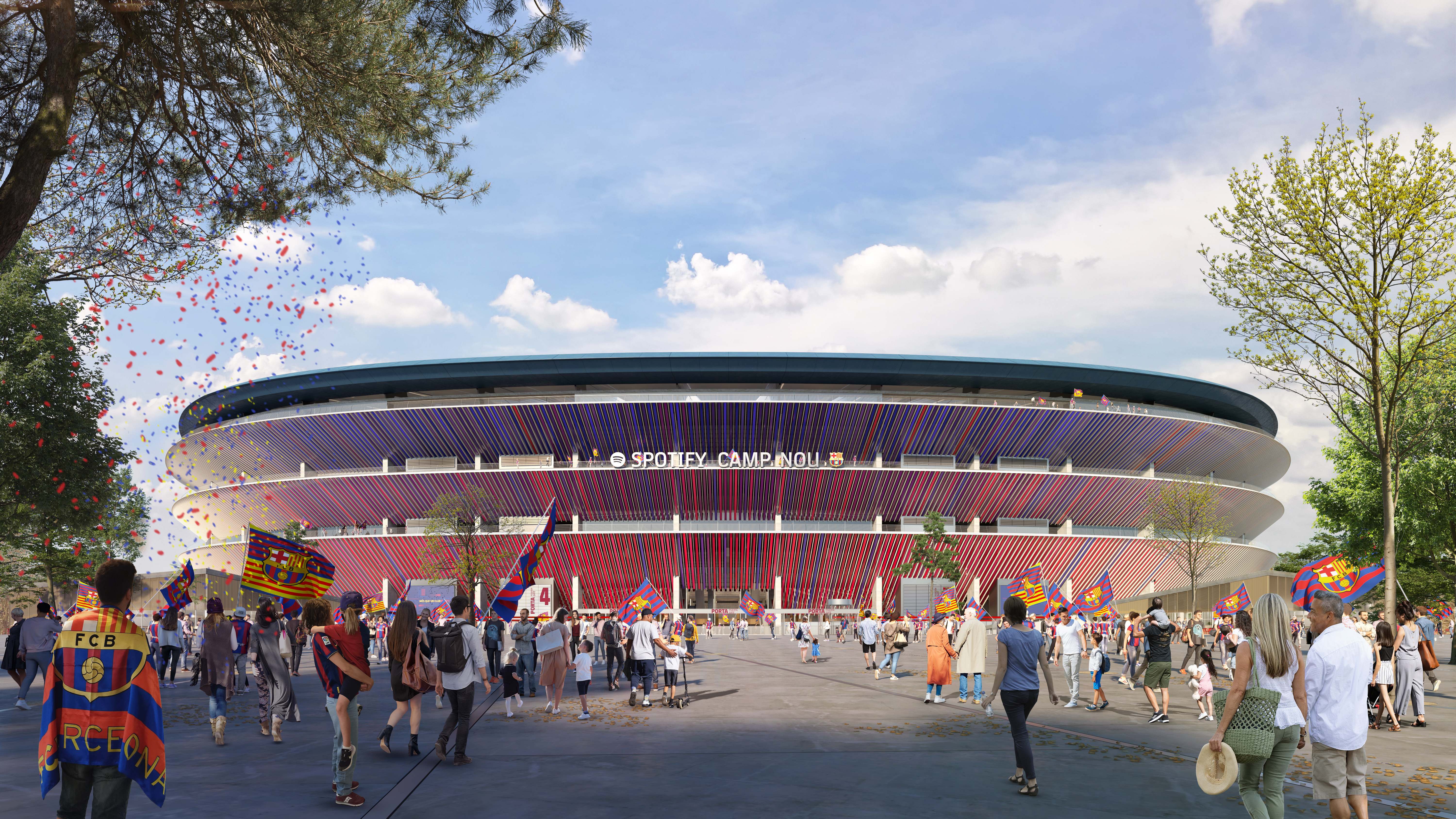 Camp Nou desde Tribuna