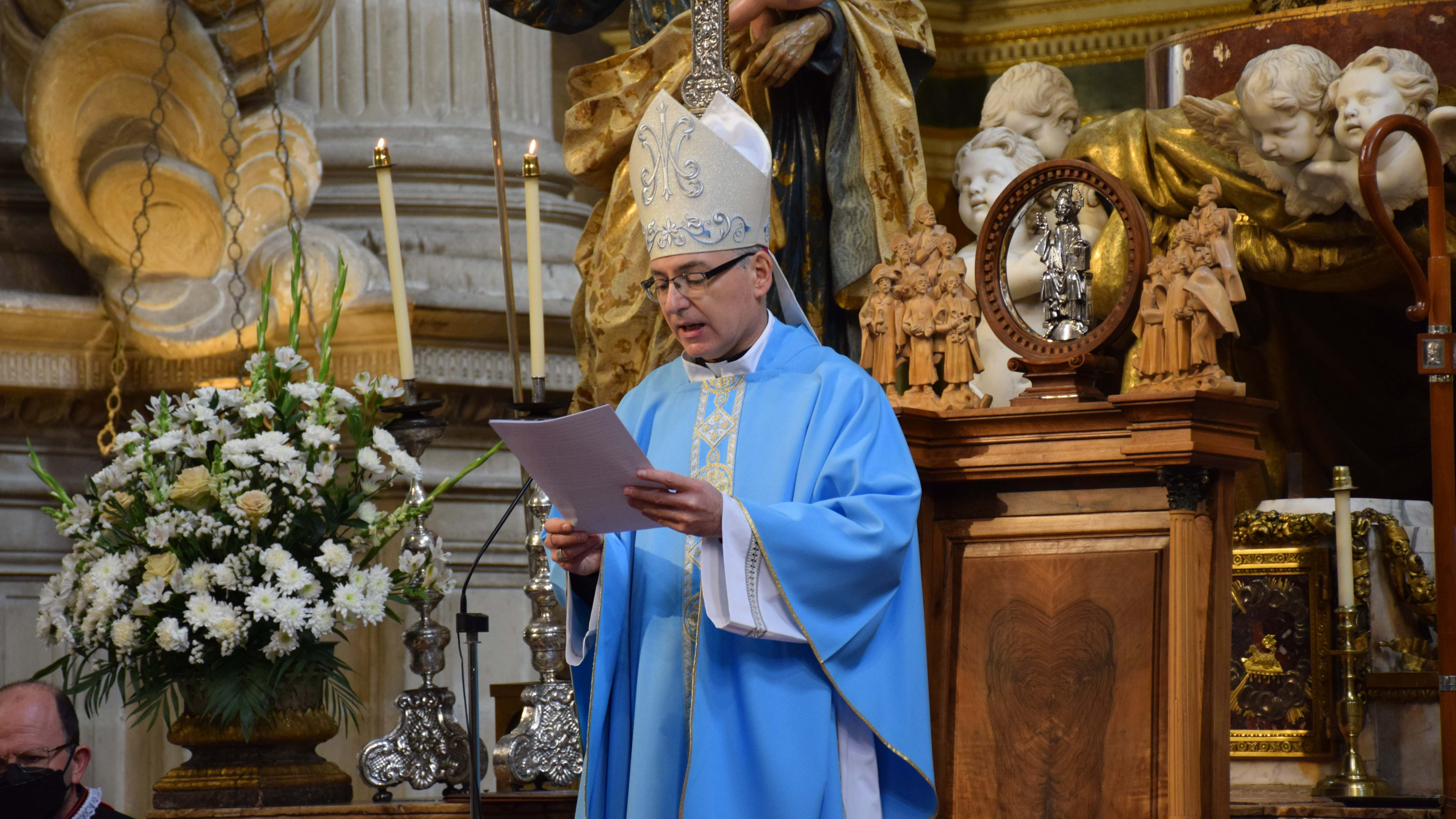 Homilía del Obispo de Jaén durante la Inmaculada Concepción de 2021. / Diócesis de Jaén